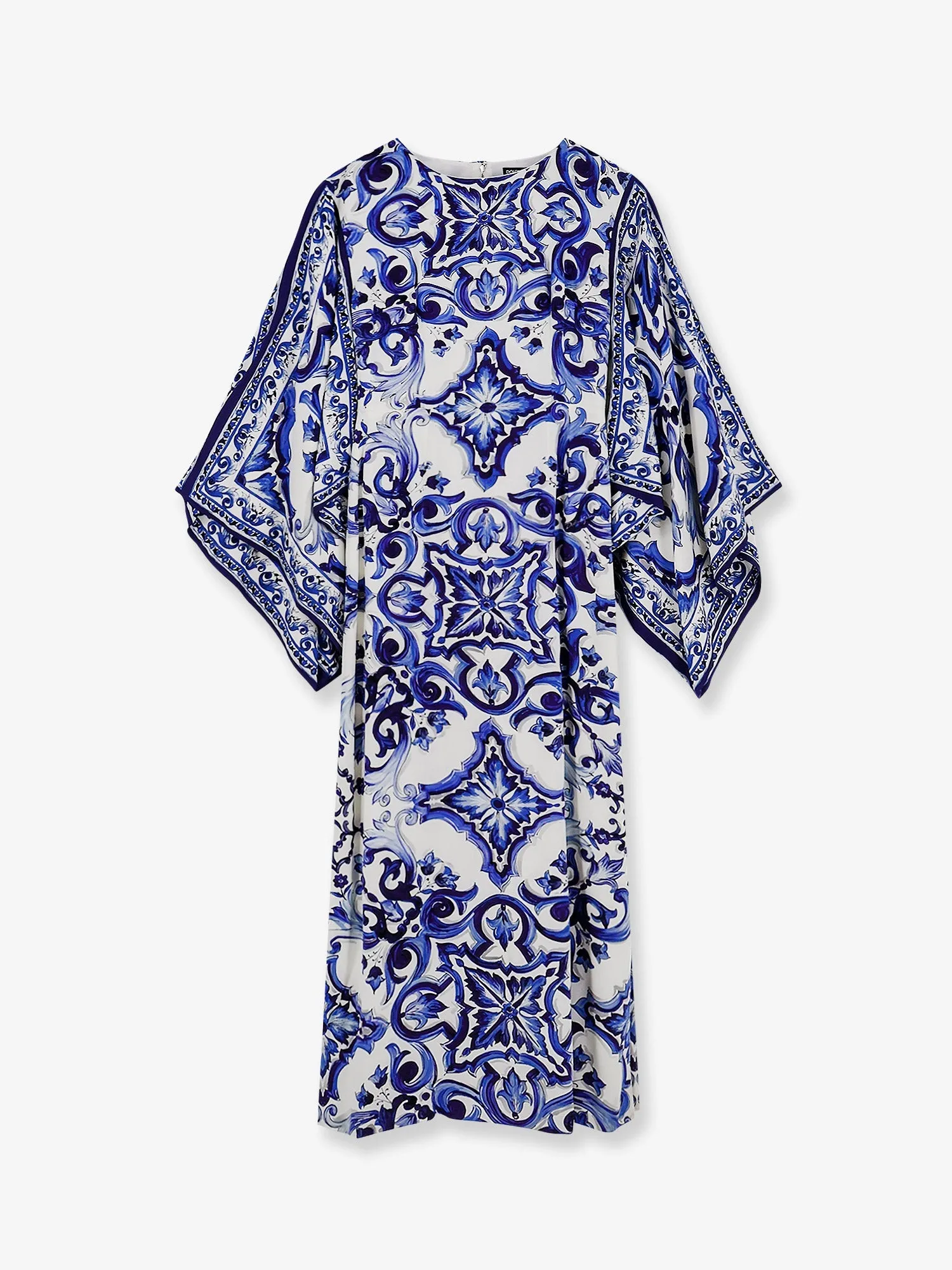 Long Silk Dress with Maiolica Print sold by Lord & Taylor