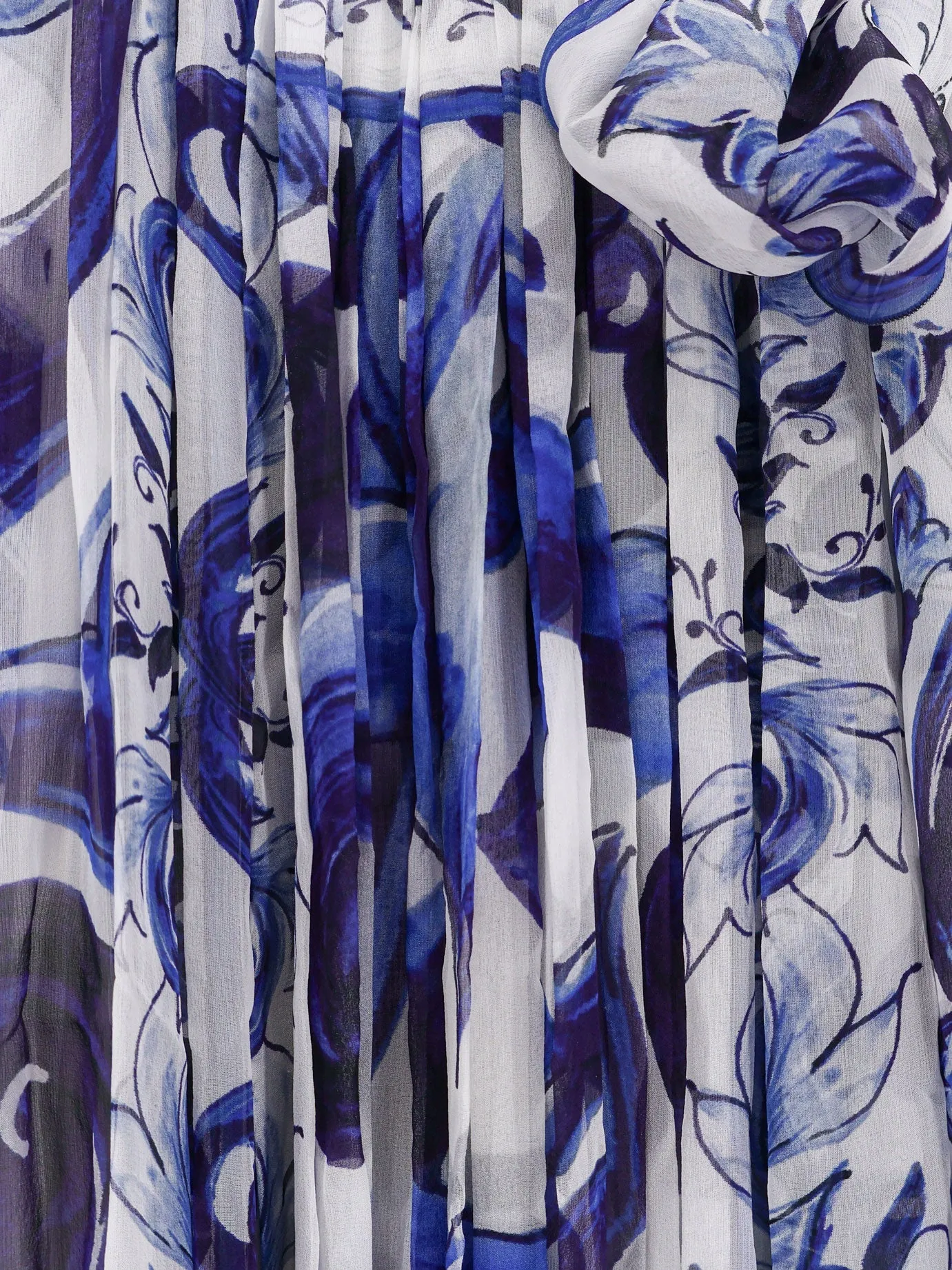 Silk Long Dress with Maiolica Print sold by Lord & Taylor product image thumbnail 3