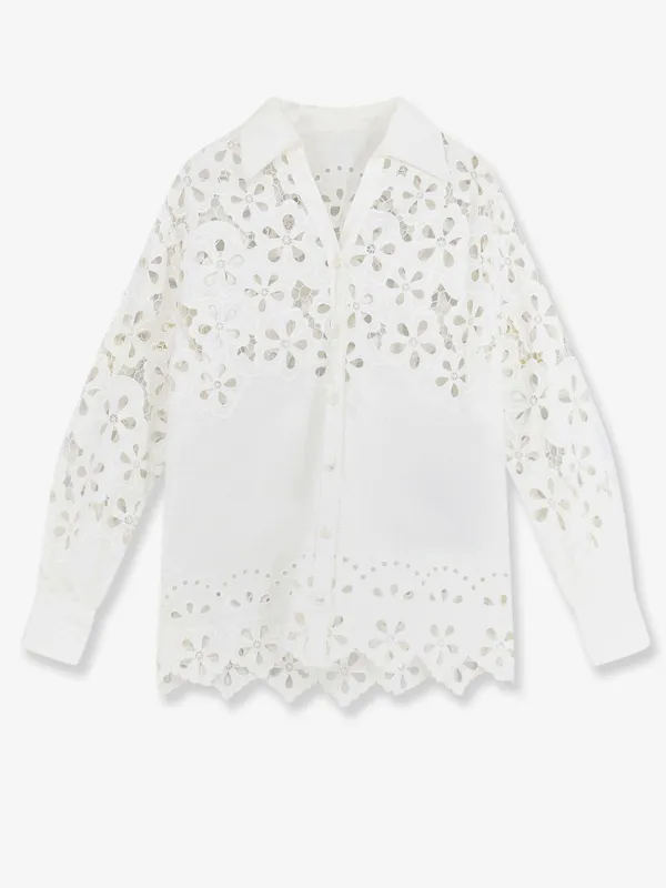 Shirt with Cut-Out Details, Cotton made by Dolce & Gabanna