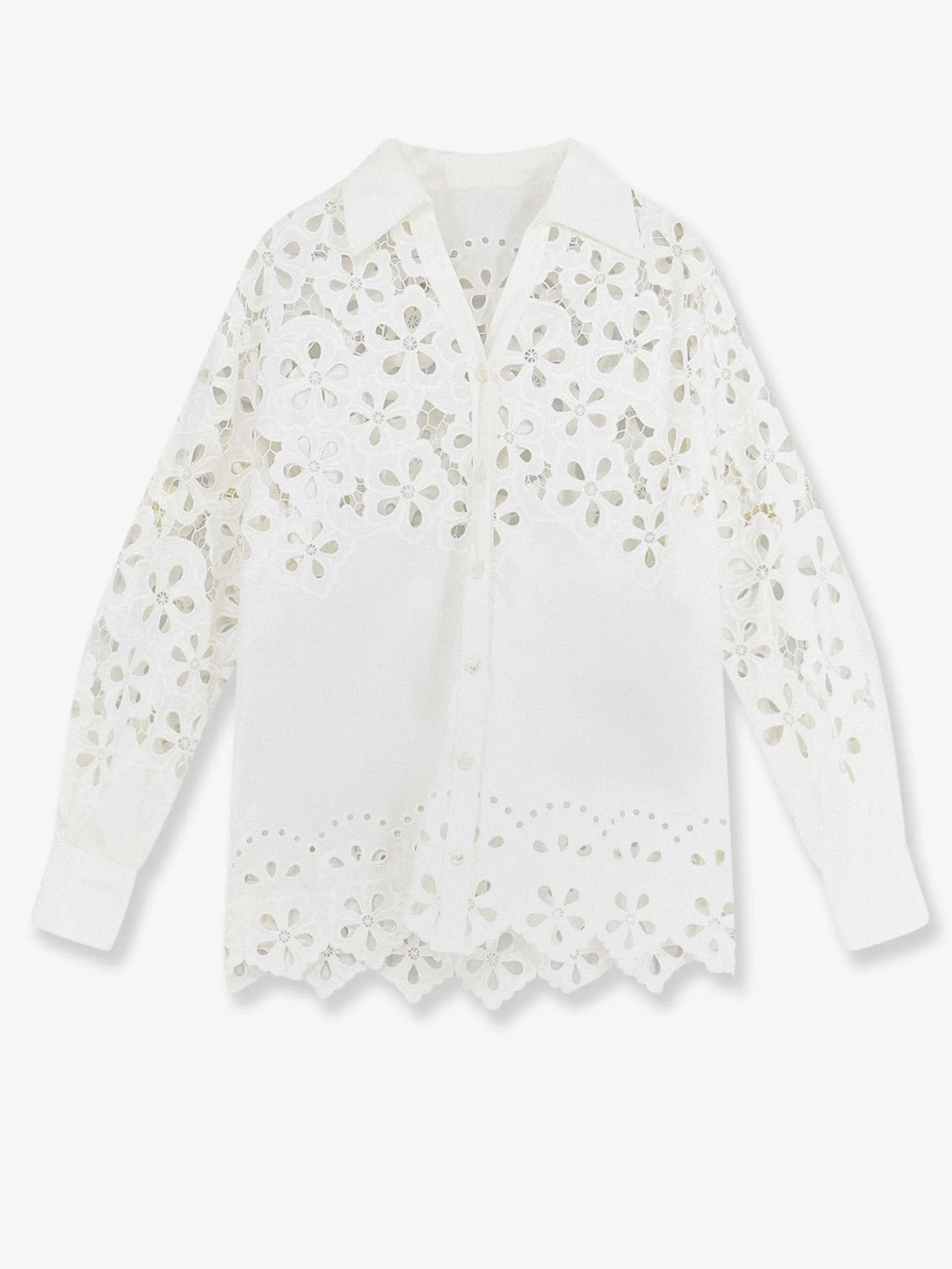Shirt with Cut-Out Details, Cotton sold by Lord & Taylor