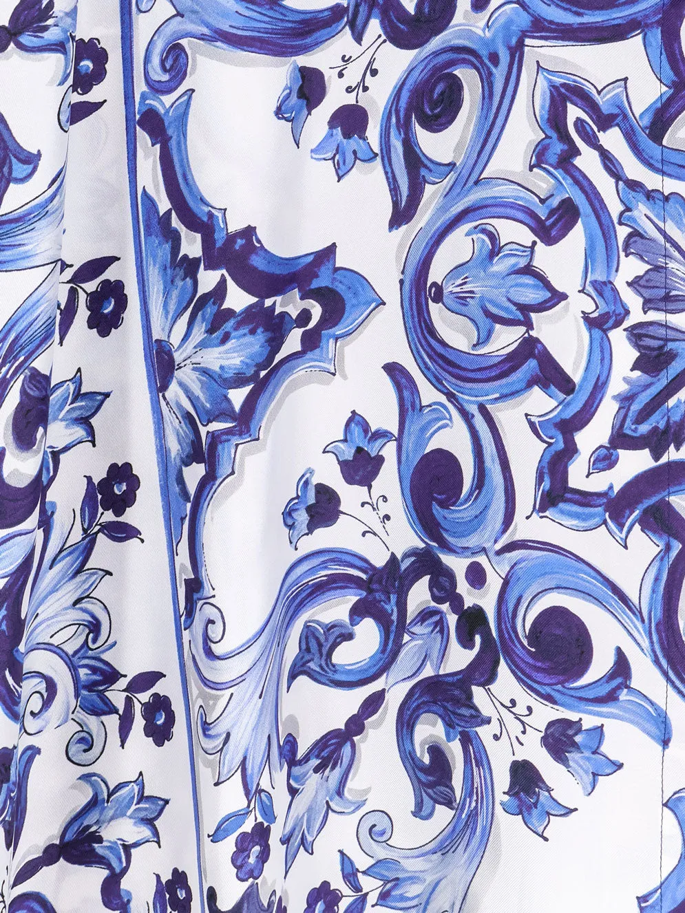 Silk Shirt Maiolica Print Blue sold by Lord & Taylor product image thumbnail 3