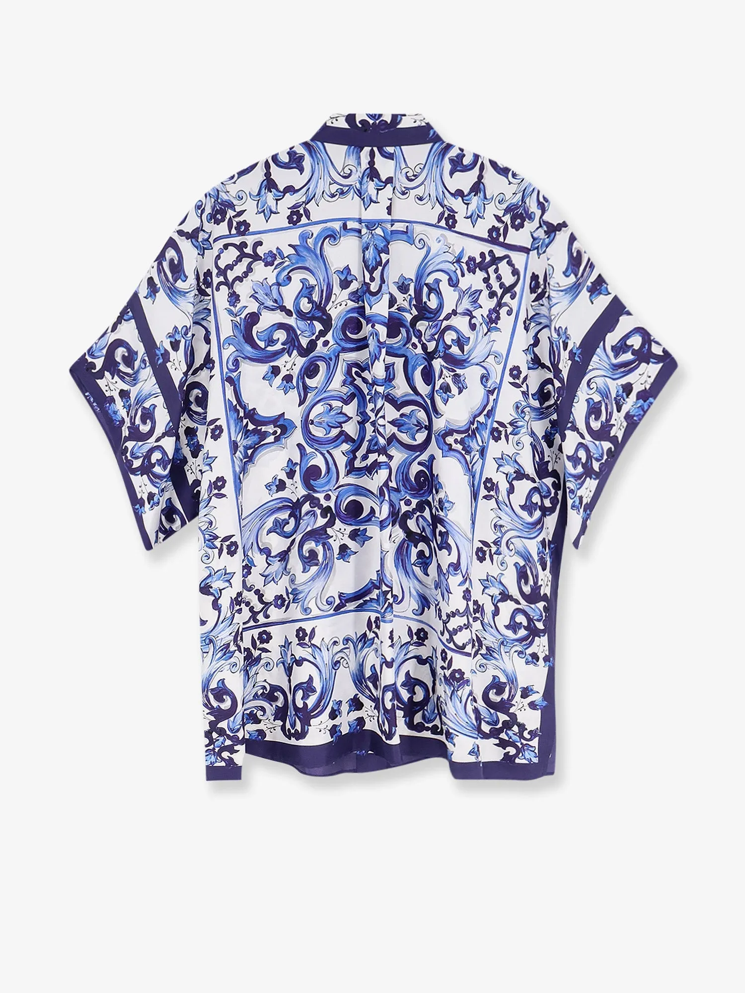 Silk Shirt Maiolica Print Blue sold by Lord & Taylor product image thumbnail 2