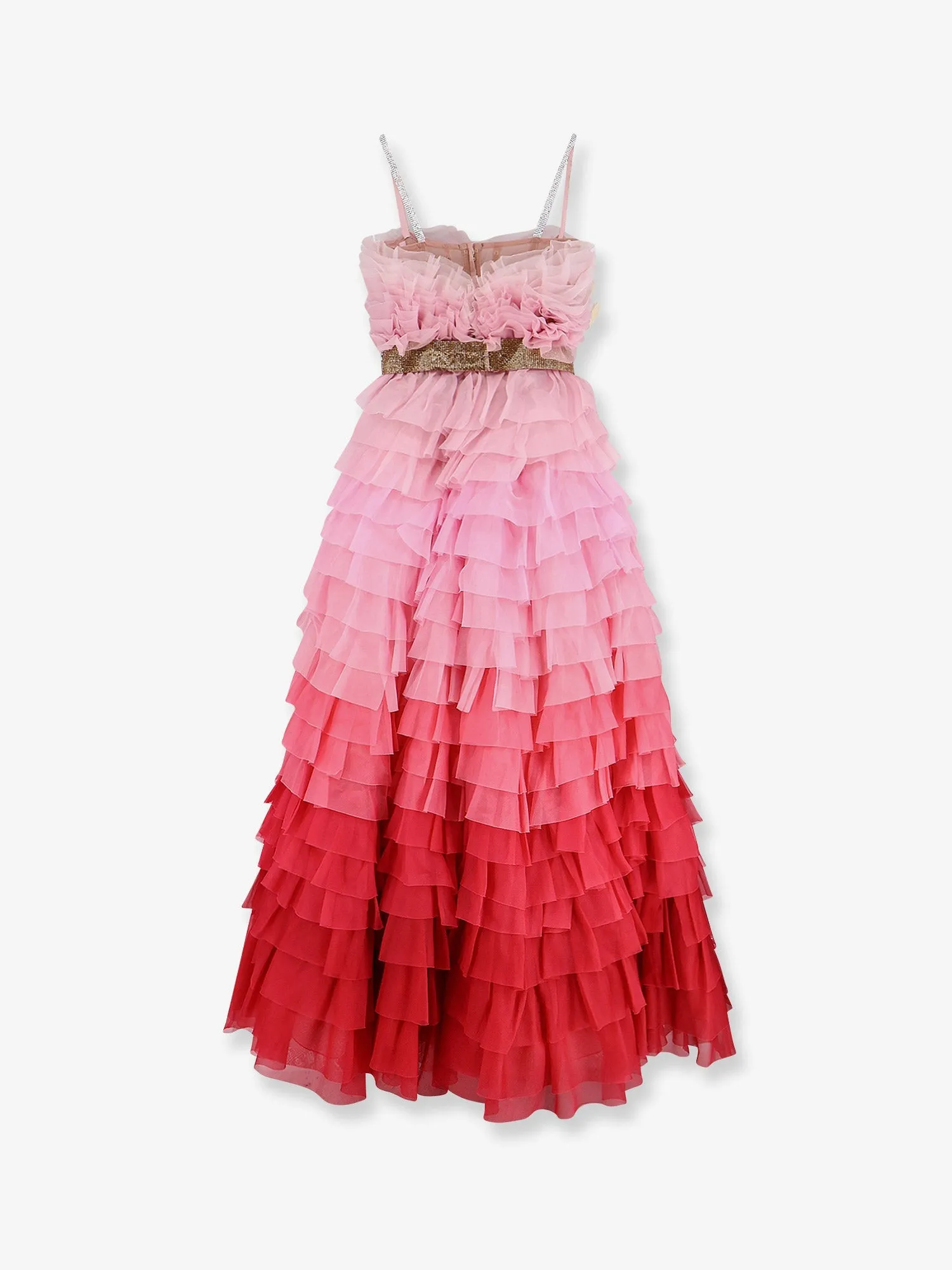 Dress Flounced Chiffon Pink sold by Lord & Taylor product image thumbnail 2