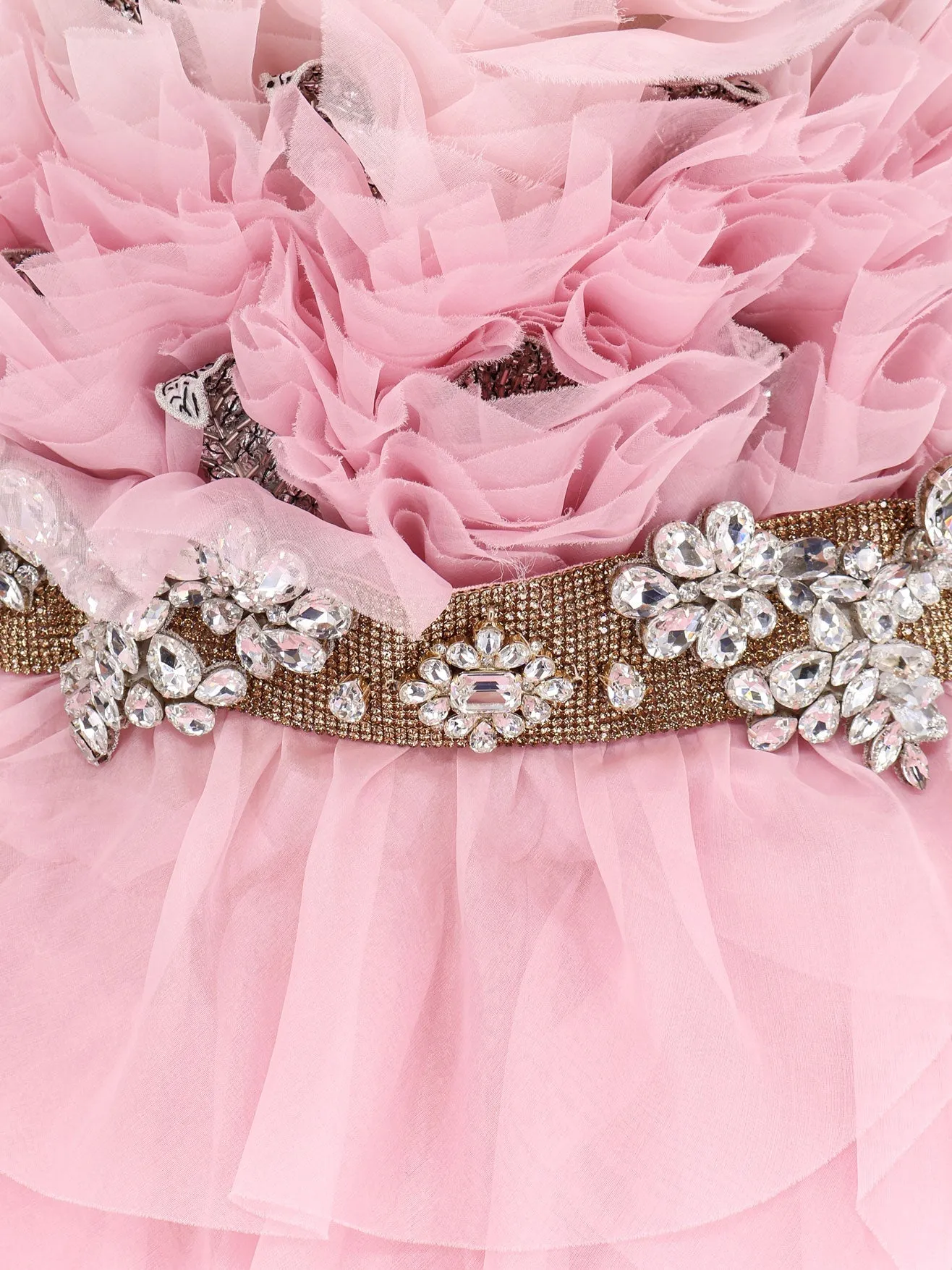Dress Flounced Chiffon Pink sold by Lord & Taylor product image thumbnail 3