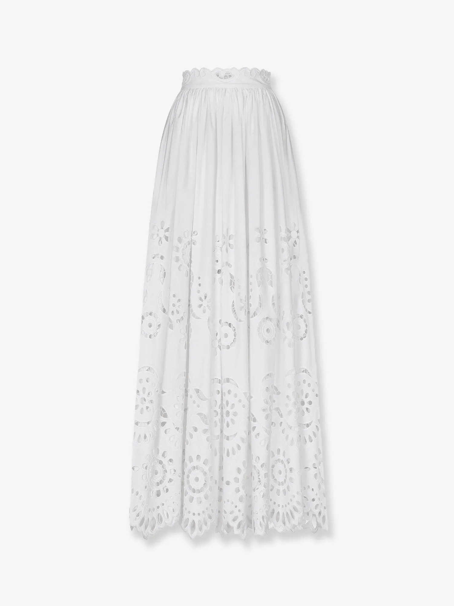 Skirt Cotton Poplin White sold by Lord & Taylor