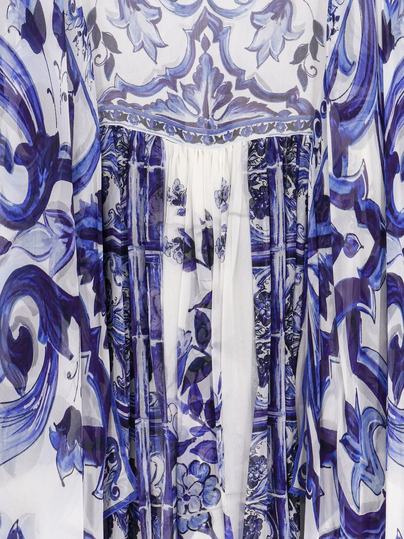 Silk Long Dress Maiolica Print sold by Lord & Taylor product image thumbnail 3
