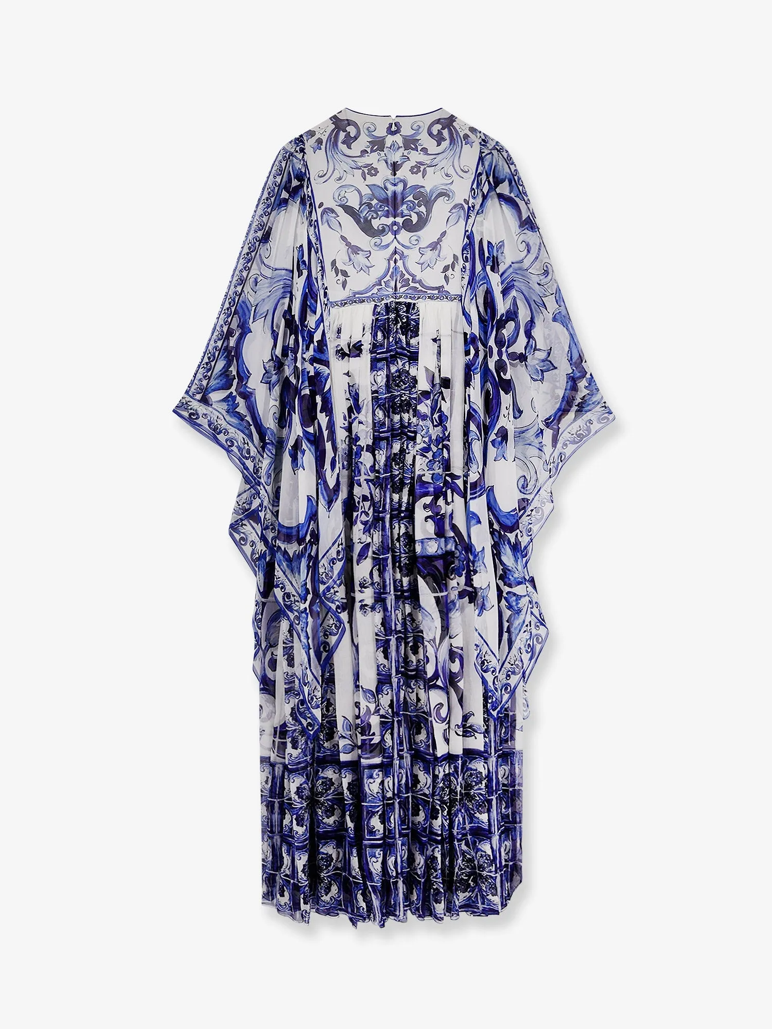 Silk Long Dress Maiolica Print sold by Lord & Taylor product image thumbnail 2