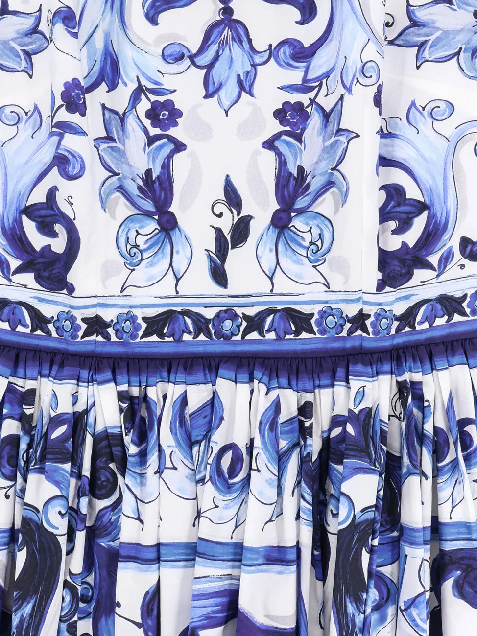 Midi Poplin Dress Maiolica Print sold by Lord & Taylor product image thumbnail 3