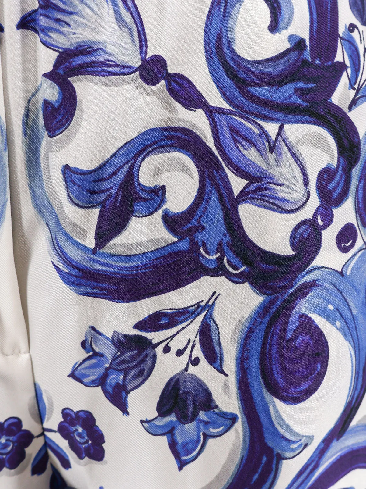 Silk Shorts Maiolica Print Blue sold by Lord & Taylor product image thumbnail 3