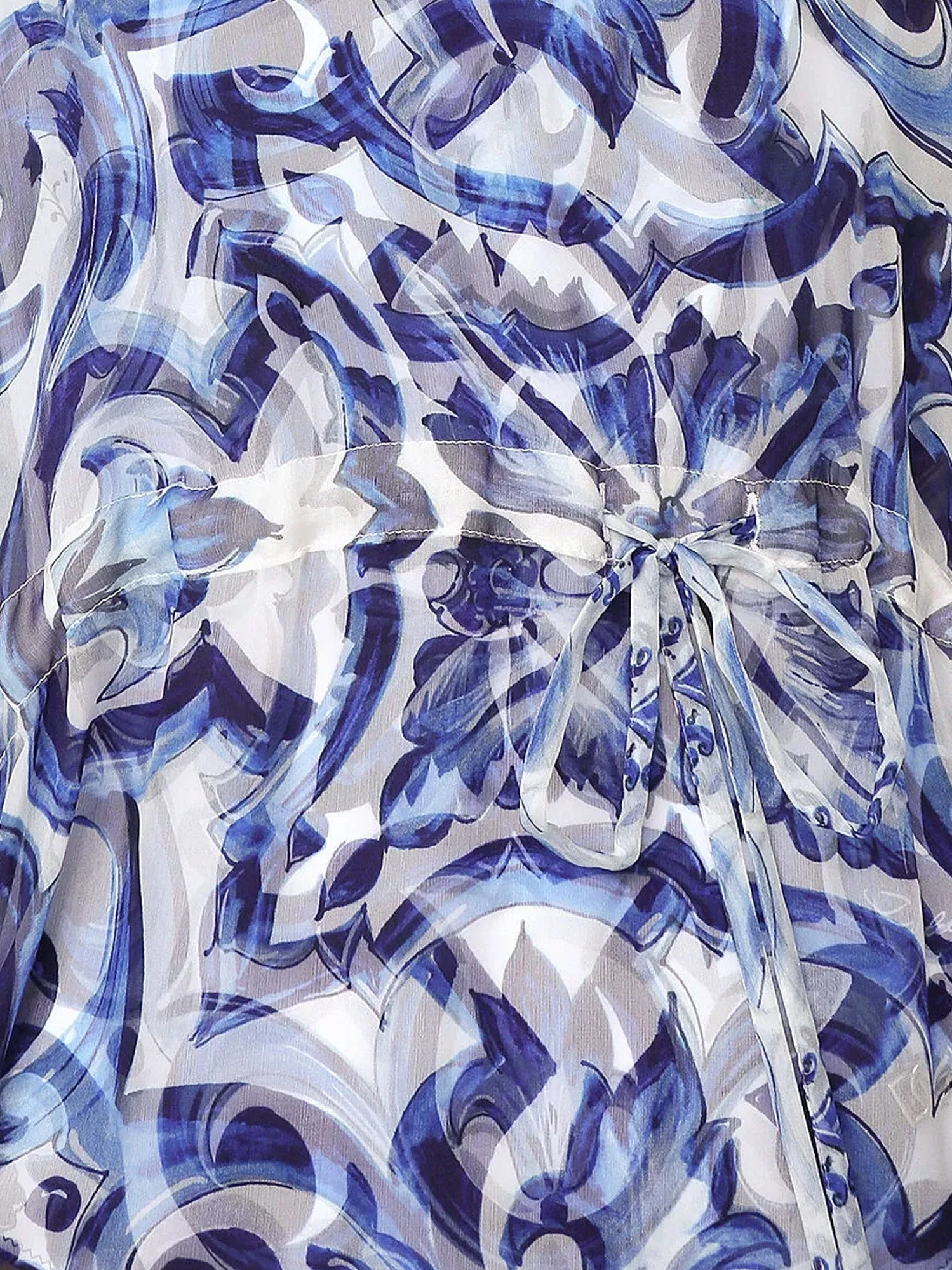 Kaftan Chiffon Maiolica Print Blue sold by Lord & Taylor product image thumbnail 3