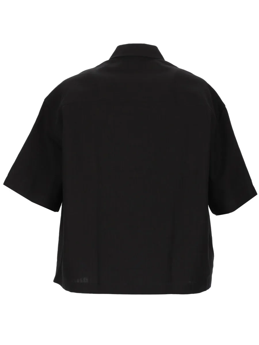 BLACK COTTON LINEN SHIRT sold by Lord & Taylor product image thumbnail 2