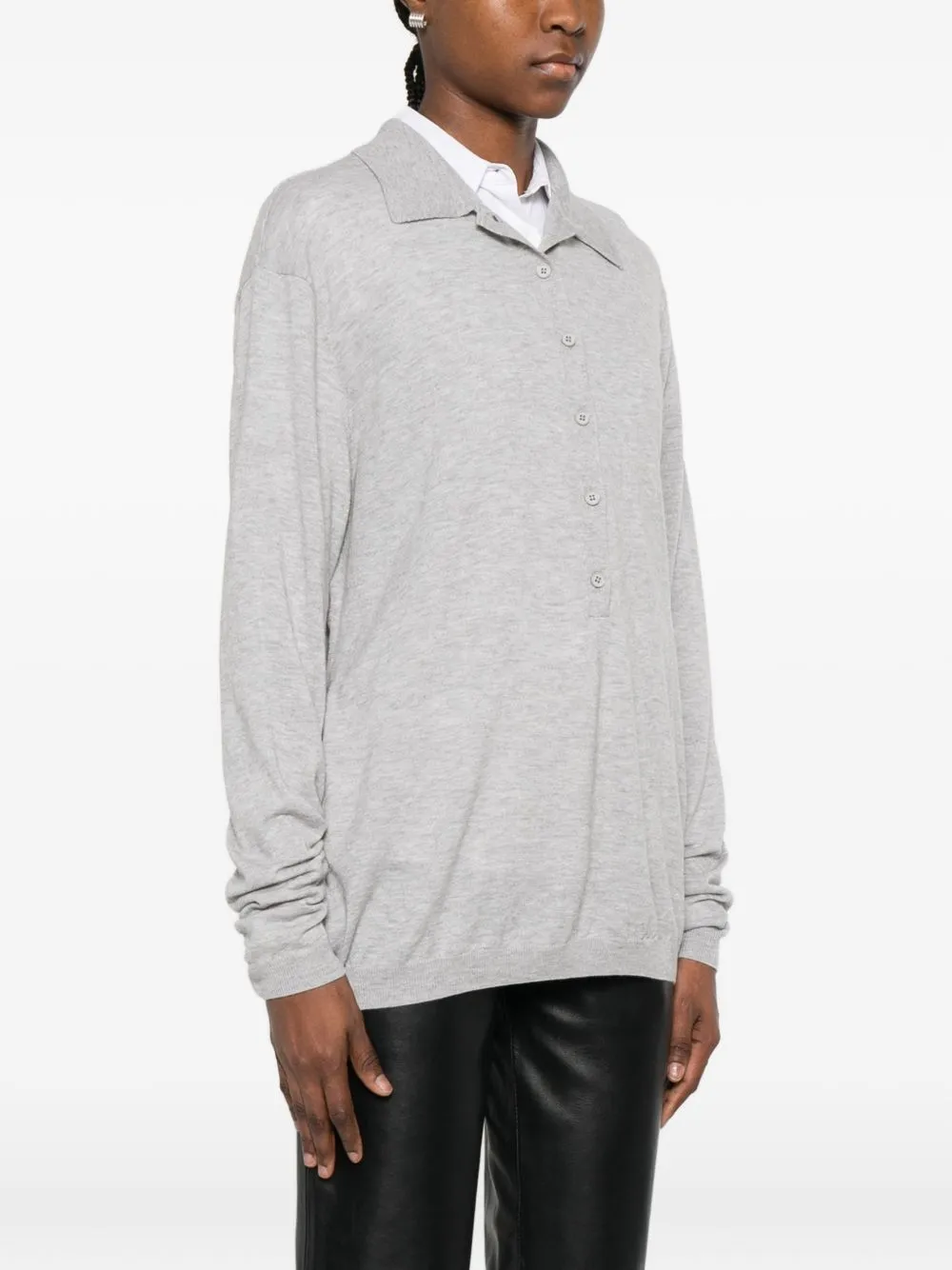 TALA KNIT V-NECK POLO sold by Lord & Taylor product image thumbnail 5