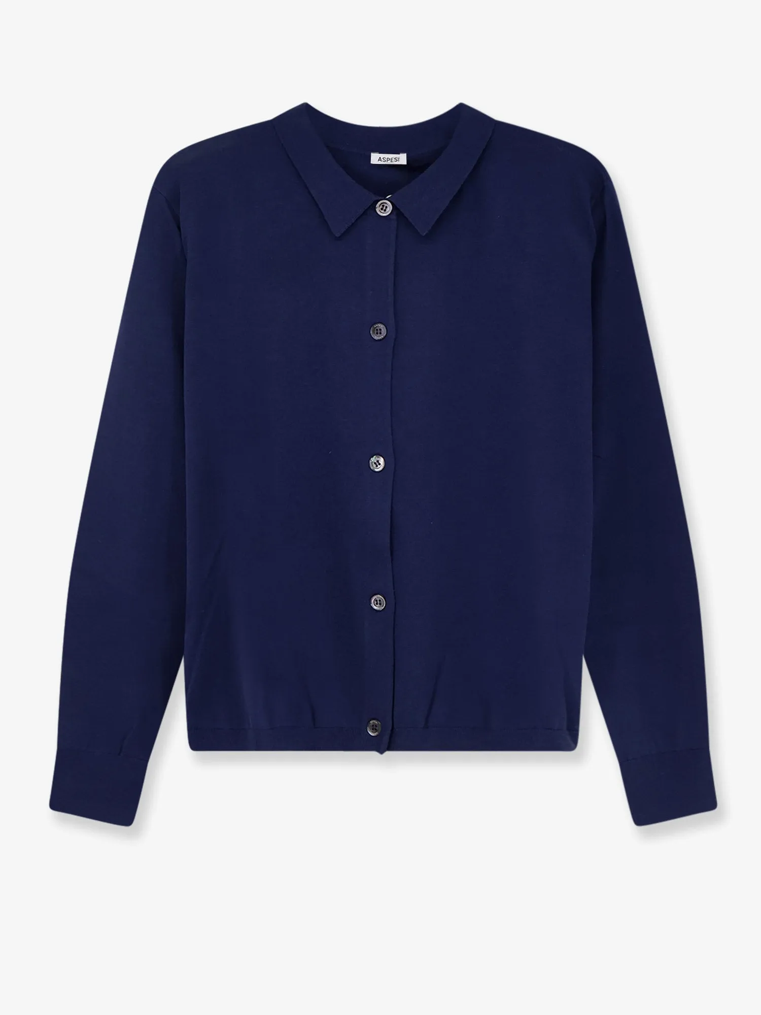 Cardigan Cotton-Silk-Linen Blue sold by Lord & Taylor