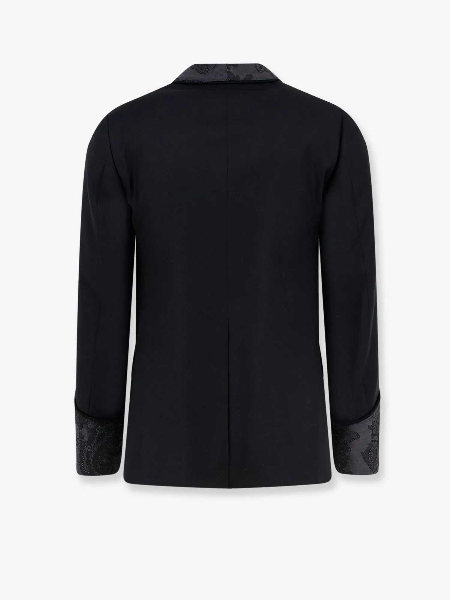 Blazer Virgin Wool Blend Black sold by Lord & Taylor product image thumbnail 2
