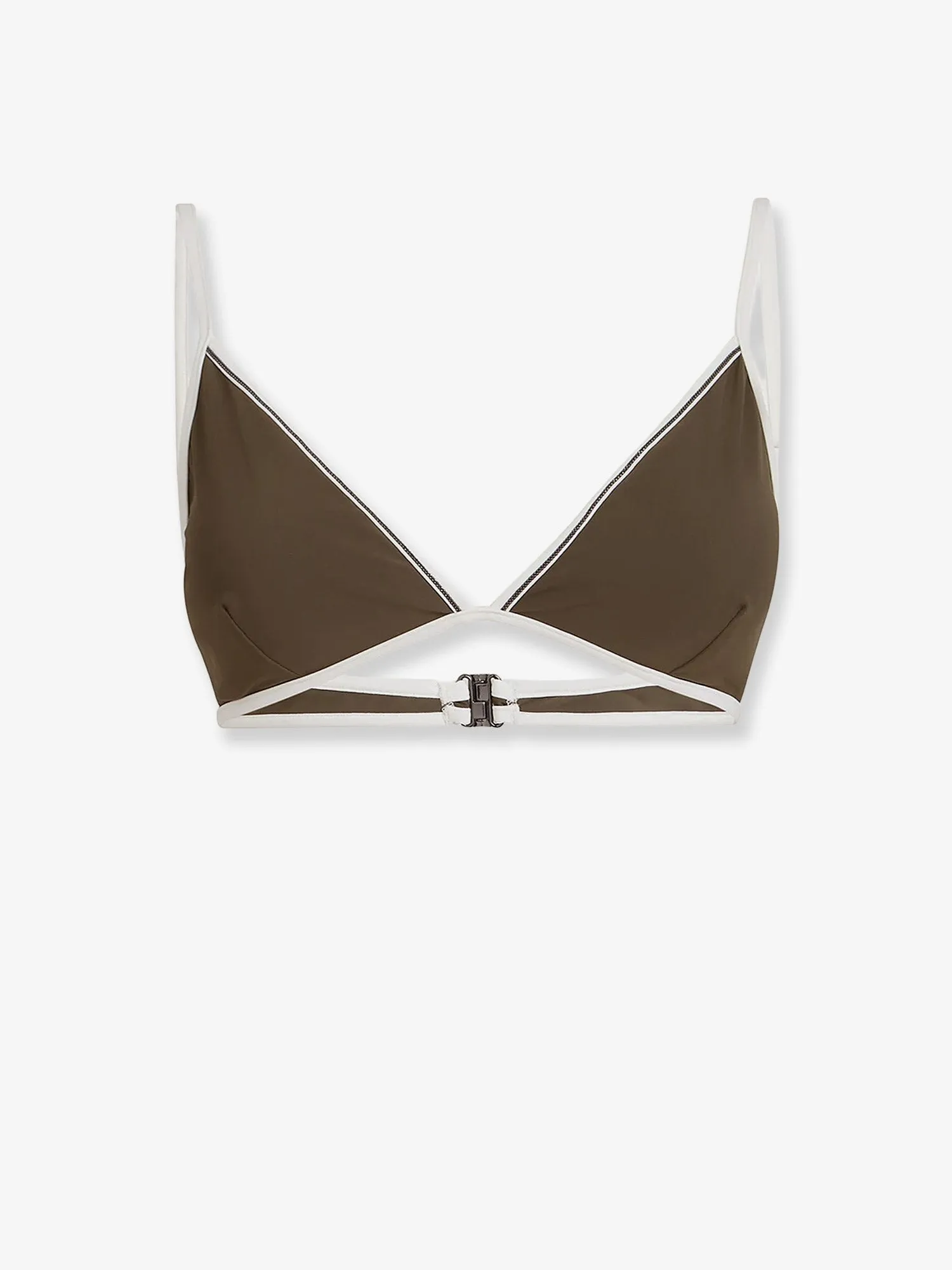 Bikini Top with Monile Details Grey sold by Lord & Taylor