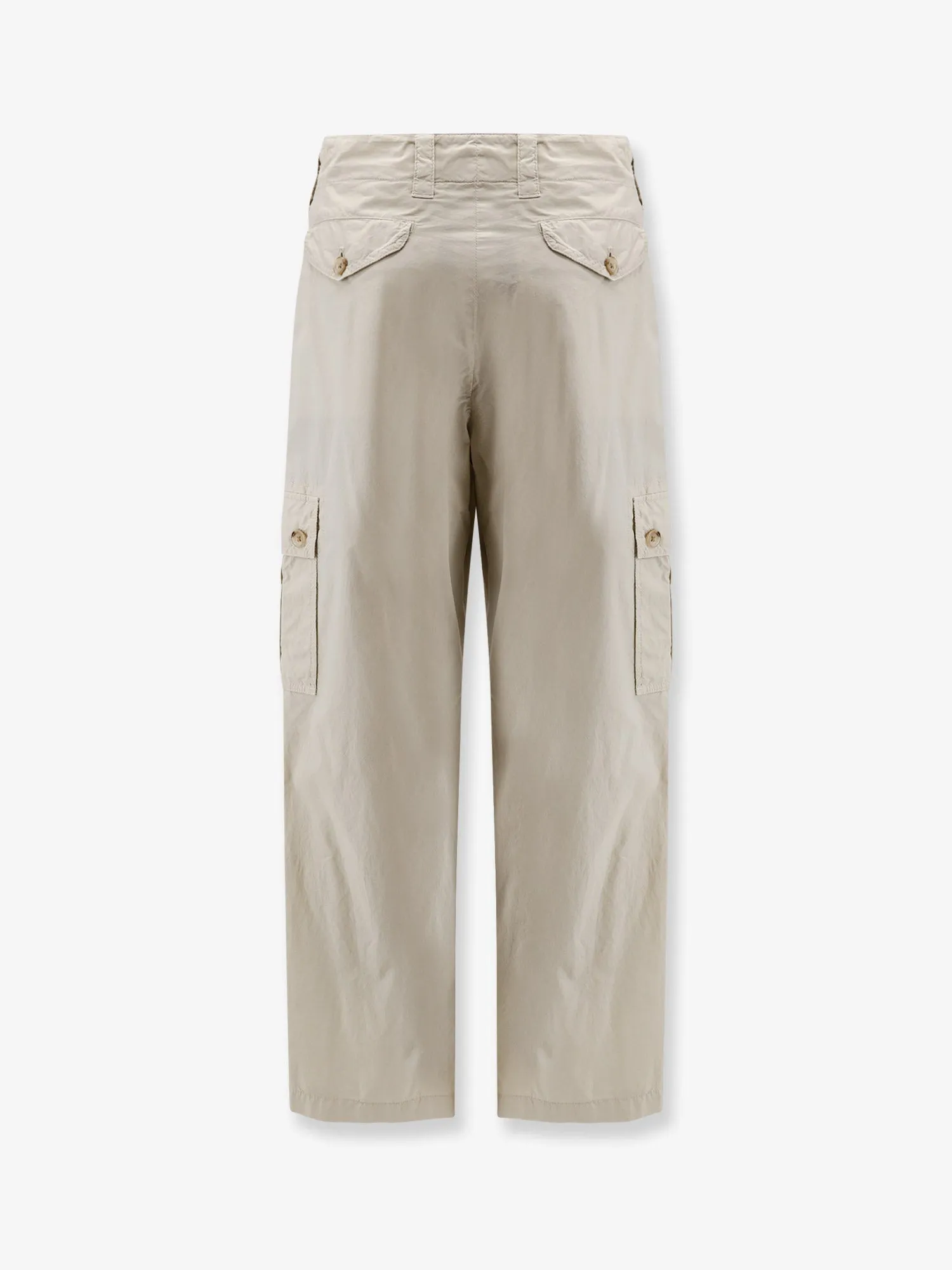 Cotton Trousers with Flap Pockets, Beige sold by Lord & Taylor product image thumbnail 2