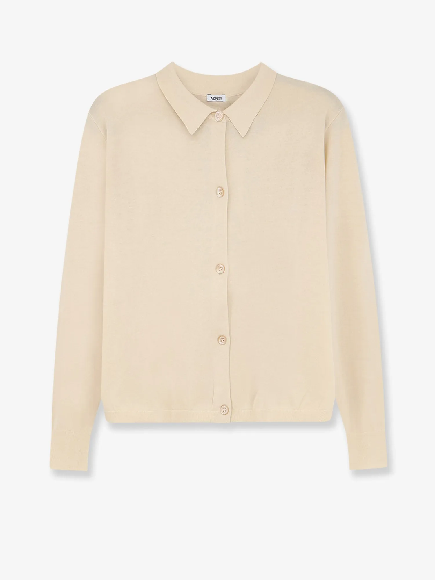 Cardigan, Cotton-Silk-Linen Blend, Beige sold by Lord & Taylor
