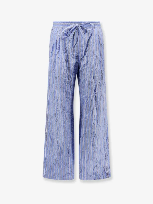 Trousers Vanity Pajamas Blue made by Dolce & Gabanna