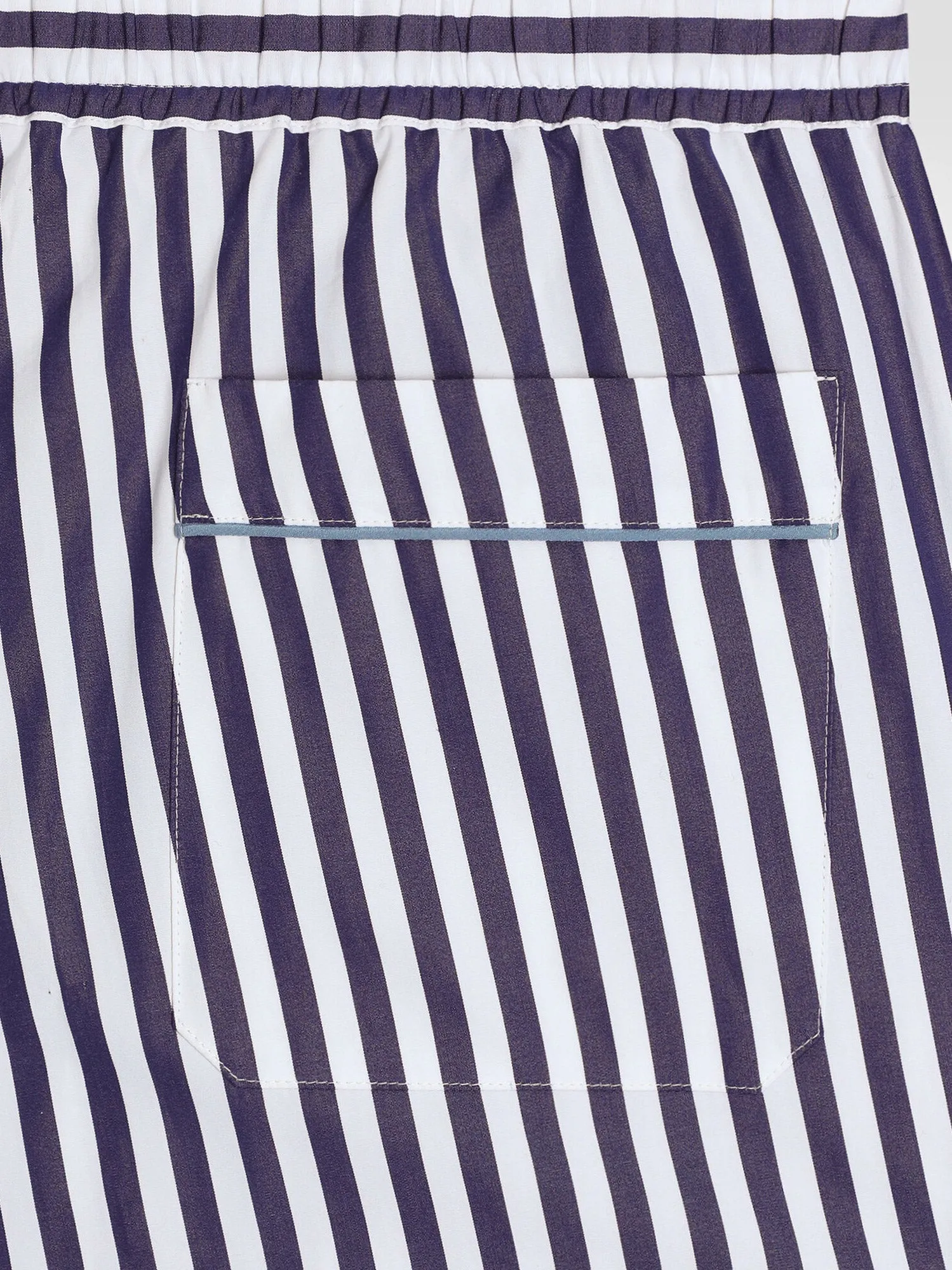 Trousers Striped Cotton-Silk Blue sold by Lord & Taylor product image thumbnail 3