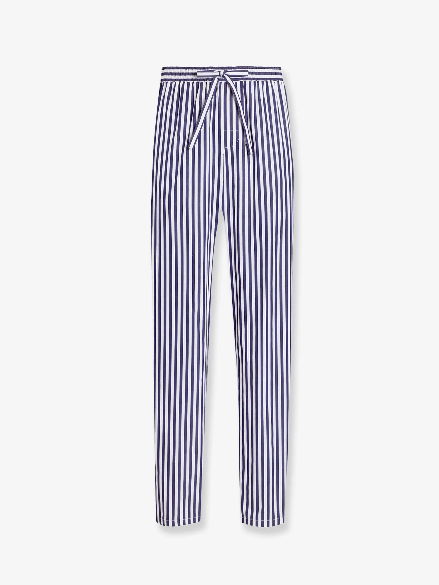 Trousers Striped Cotton-Silk Blue sold by Lord & Taylor