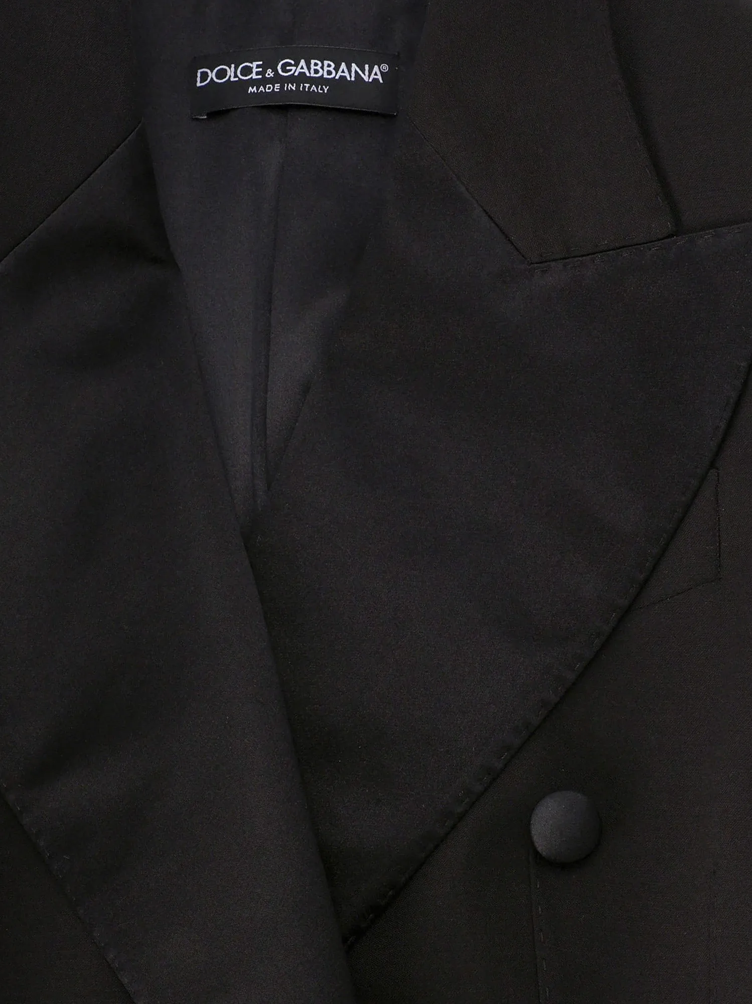 Tuxedo Blazer Virgin Wool Black sold by Lord & Taylor product image thumbnail 3