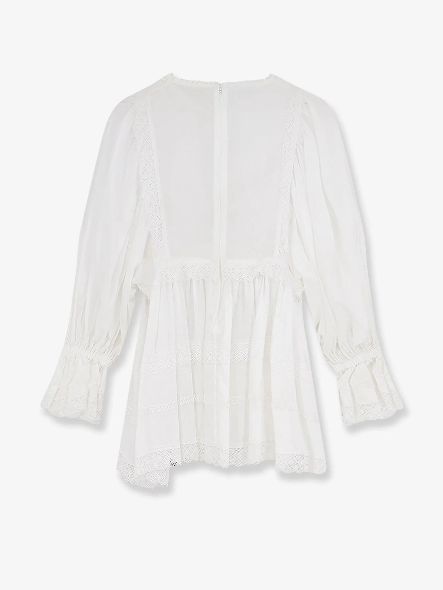 Cotton Shirt with Lace Trim sold by Lord & Taylor product image thumbnail 2