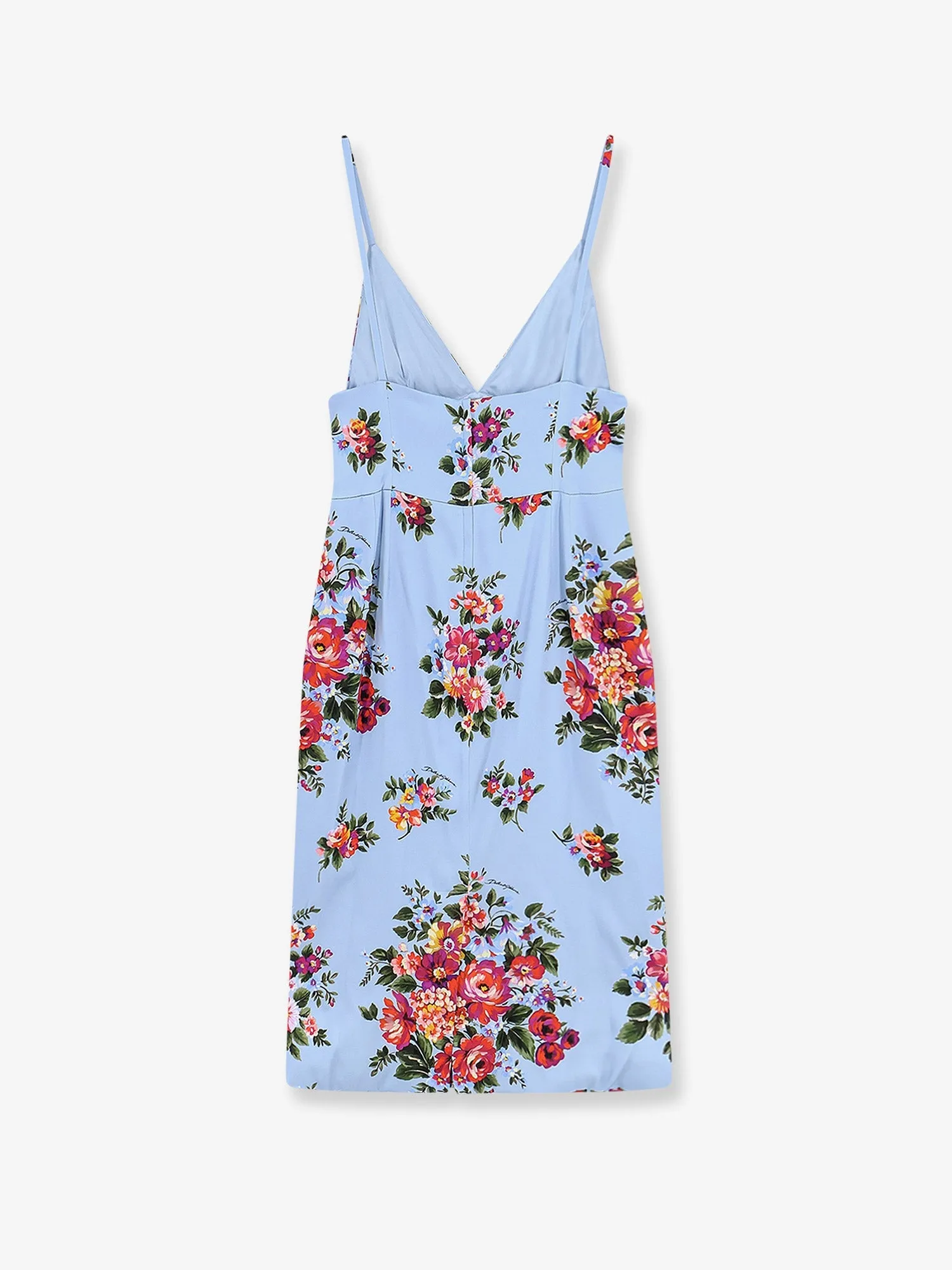 Satin Dress Mazzo di Fiori Print Blue sold by Lord & Taylor product image thumbnail 2