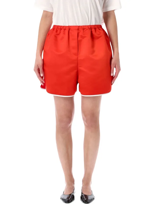 ADIA SATIN BOXER SHORTS made by Frankie Shop