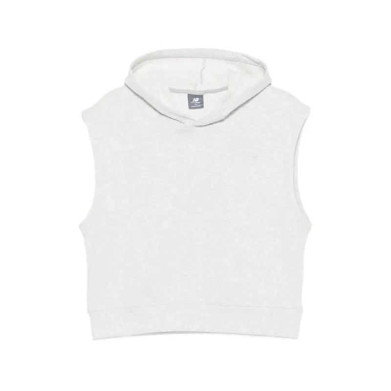 Sweatshirt Sleeveless Hooded Grey made by New Balance