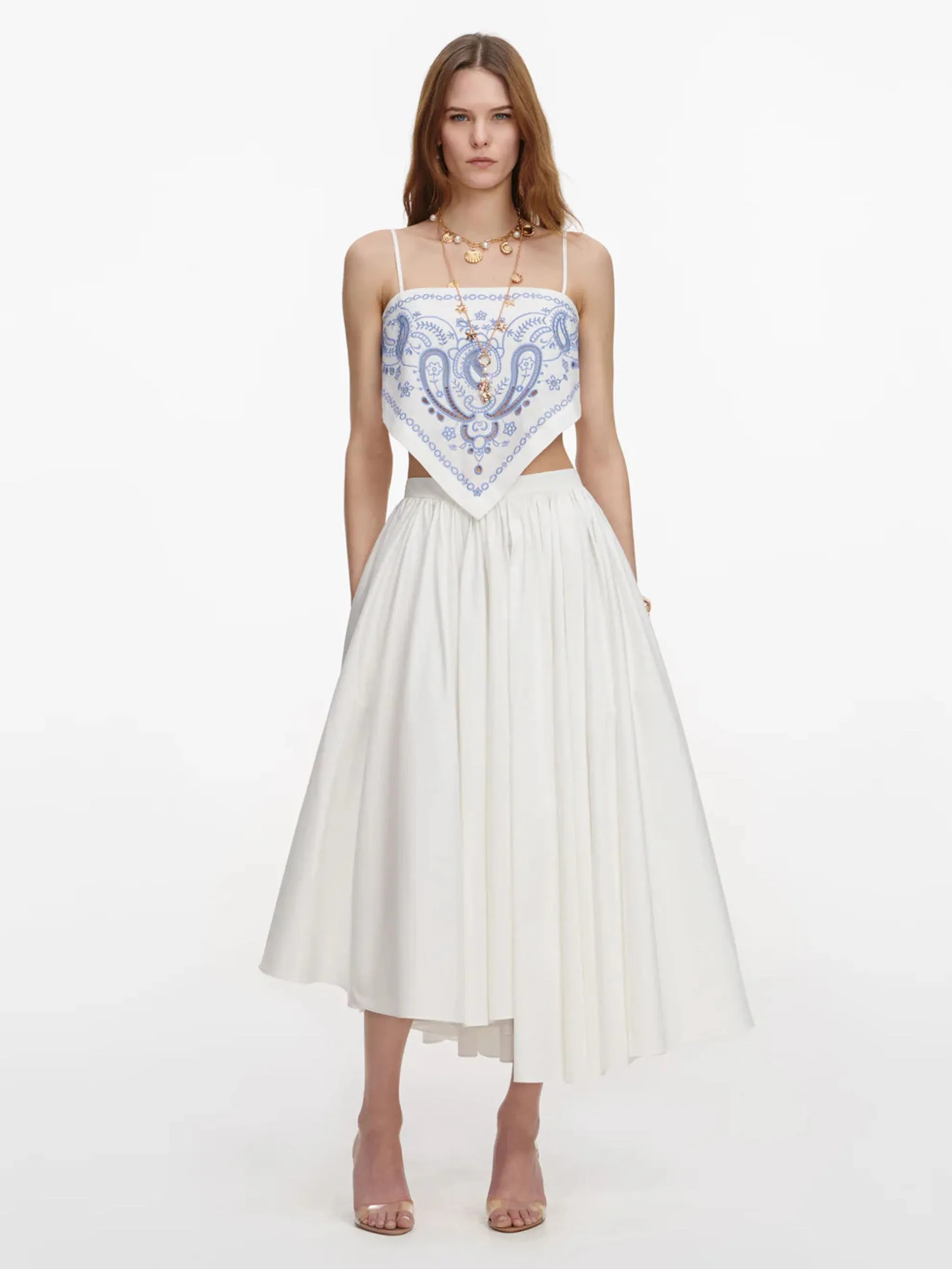 WHITE LINEN COTTON TOP sold by Lord & Taylor