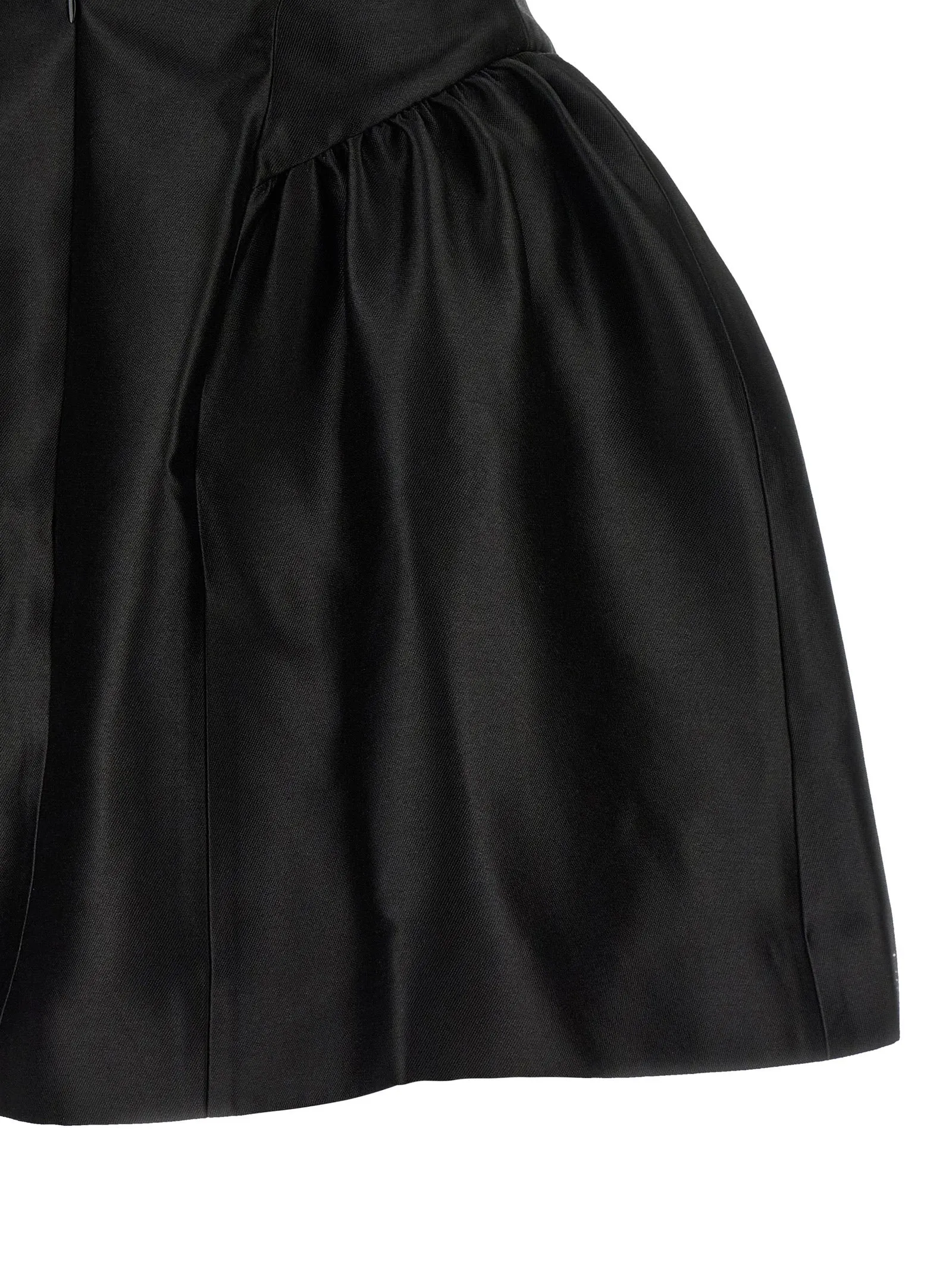 'Black Taffetà Collared Mini' dress sold by Lord & Taylor product image thumbnail 4