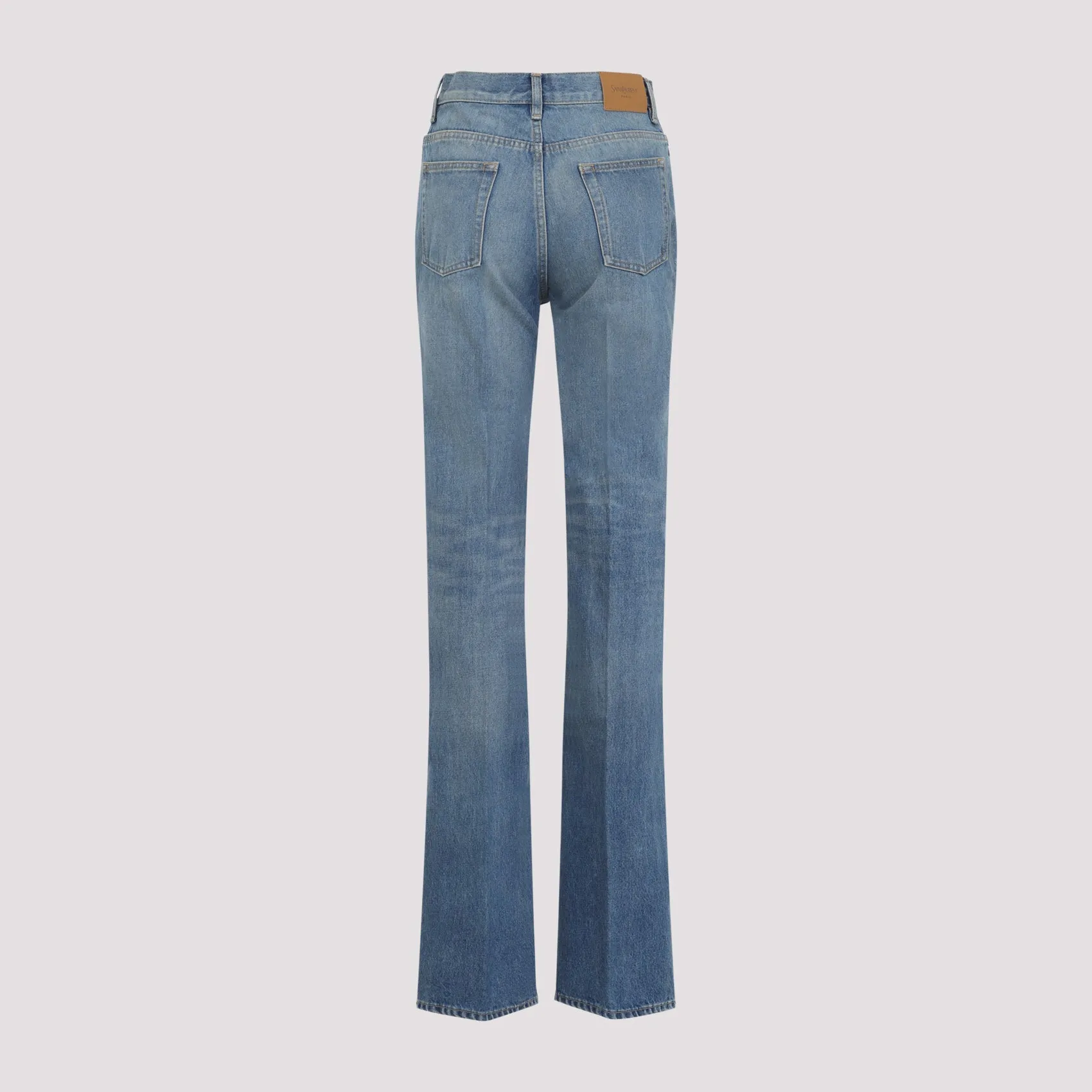 DENIM COTTON FLARED JEANS sold by Lord & Taylor product image thumbnail 3