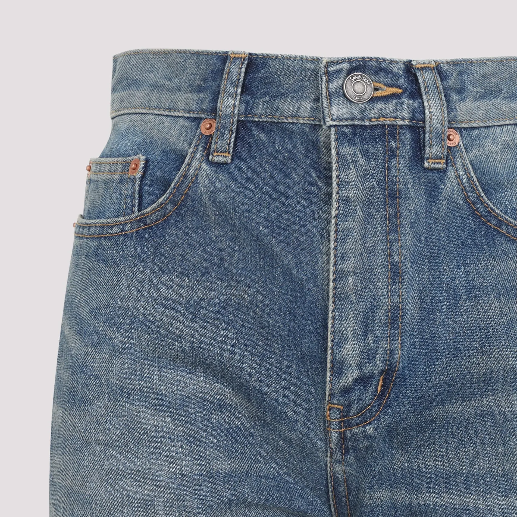 DENIM COTTON FLARED JEANS sold by Lord & Taylor product image thumbnail 4