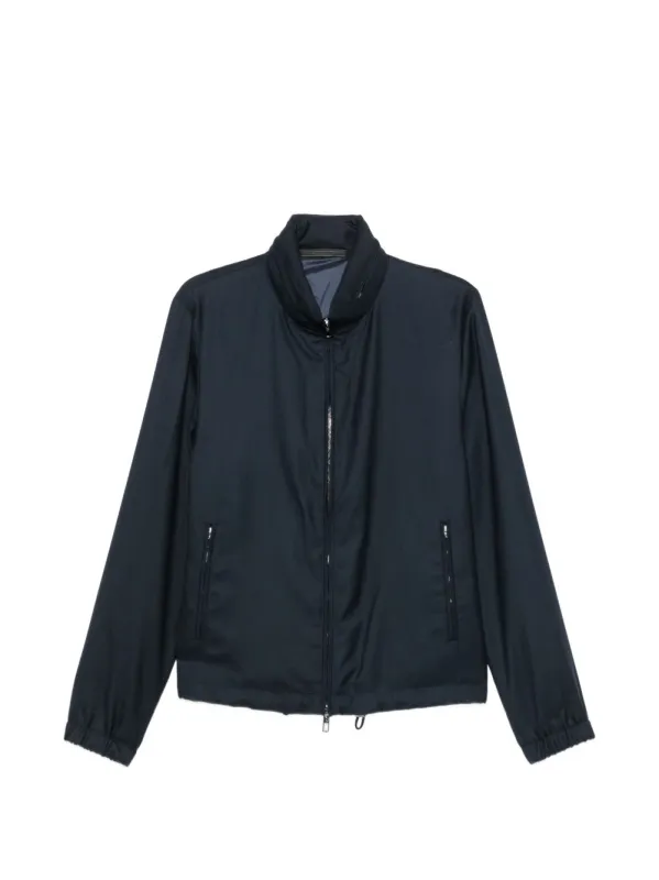 CASHMERE AND SILK BLEND BLOUSON JACKET made by Giorgio Armani