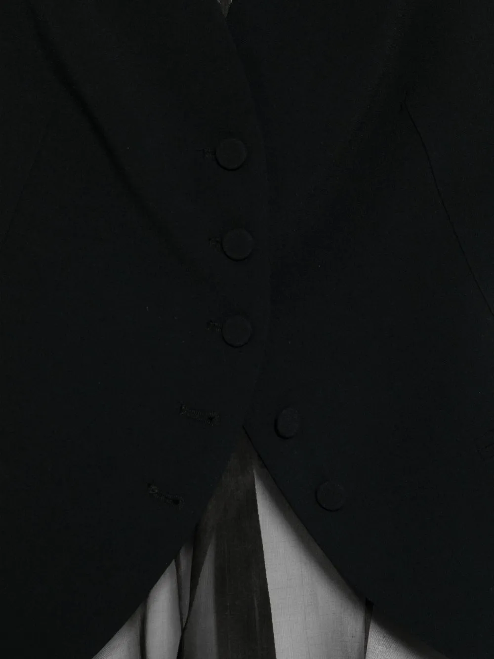 SHEER-PANEL WAISTCOAT sold by Lord & Taylor product image thumbnail 3