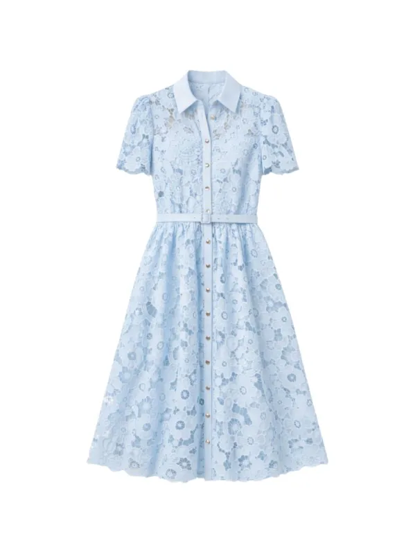 SELF-PORTRAIT BELTED MIDI DRESS made by Self-Portrait