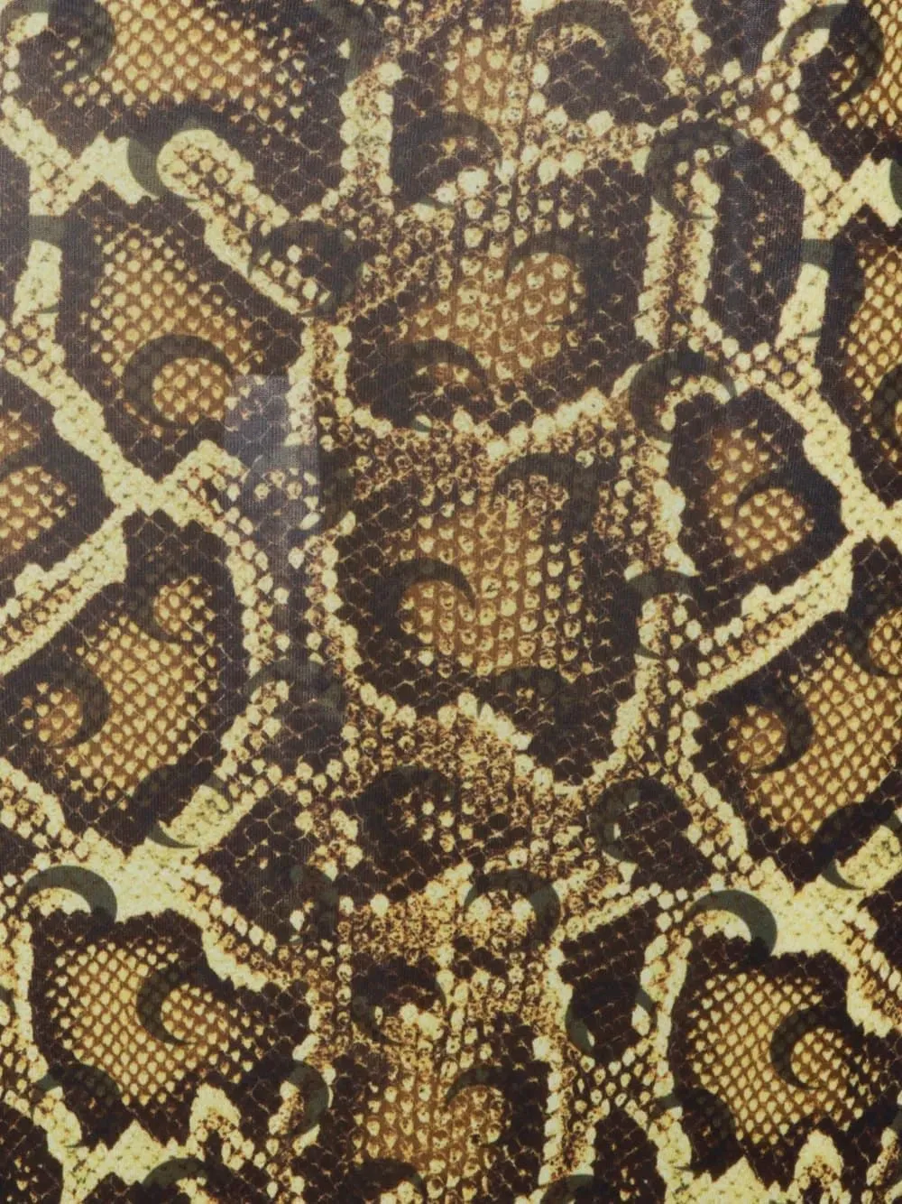 MARINE SERRE SNAKE-PRINT ASYMMETRIC DRESS sold by Lord & Taylor product image thumbnail 3
