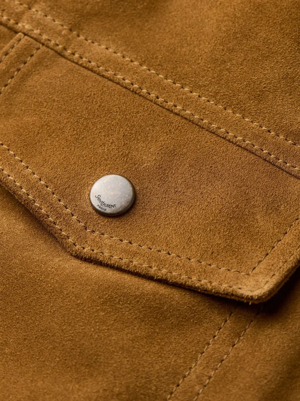 BUTTONED LEATHER JACKET sold by Lord & Taylor product image thumbnail 2