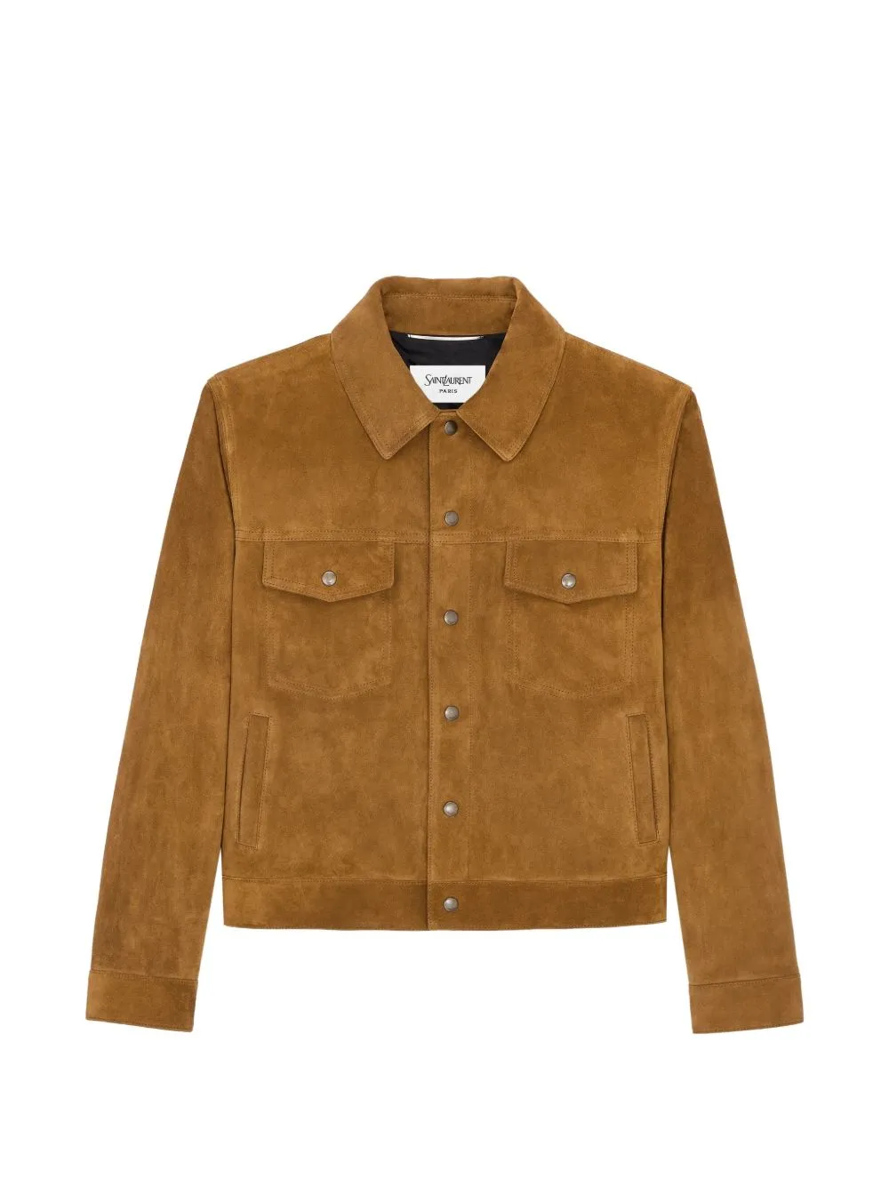 BUTTONED LEATHER JACKET sold by Lord & Taylor