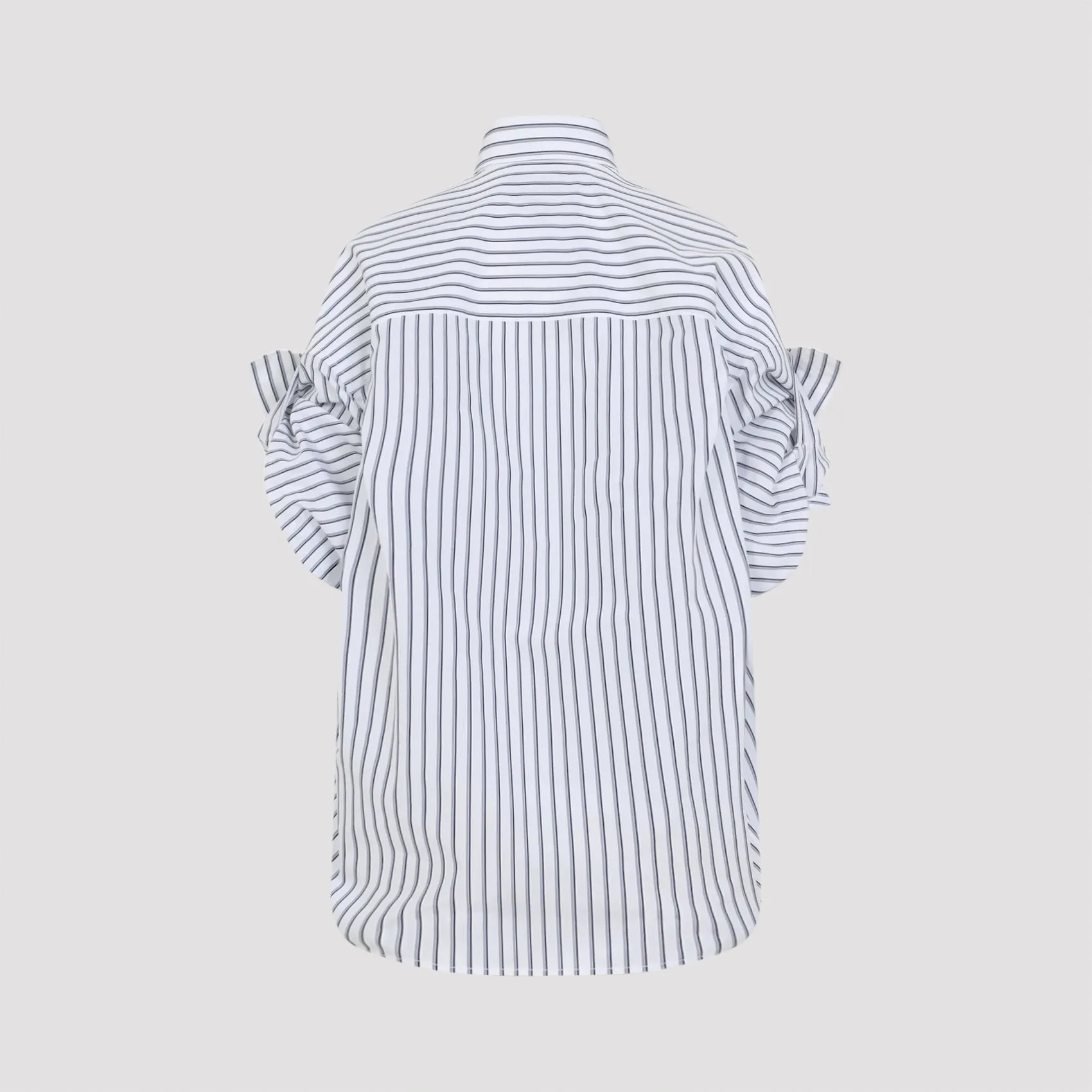 STRIPED OVERSIZE SHORT SLEEVE SWEATER sold by Lord & Taylor product image thumbnail 3