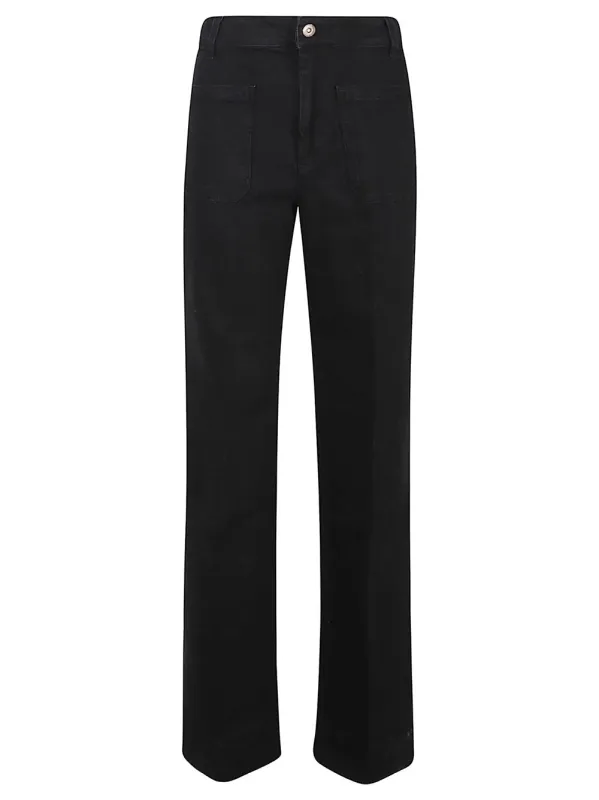 ALINA STRETCH JEANS IN WASHED BLACK made by Victoria Beckham