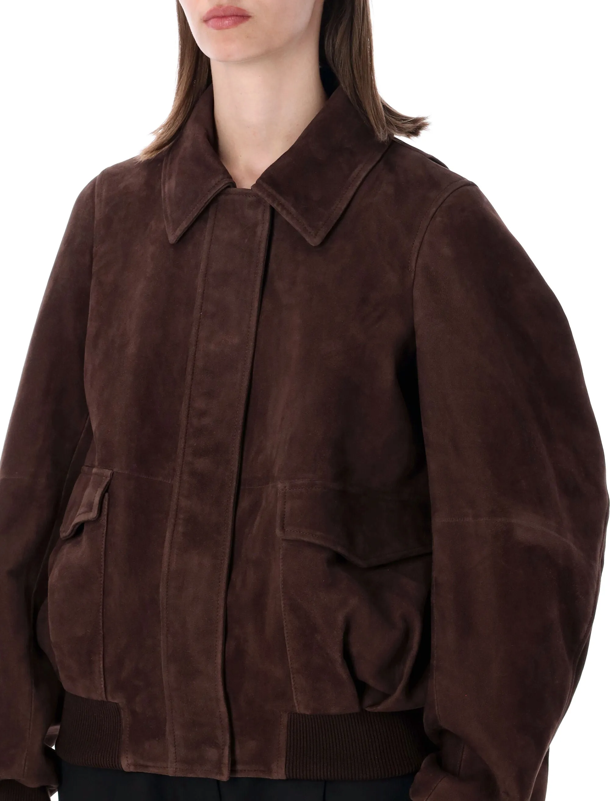 LOEWE SUEDE BOMBER JACKET sold by Lord & Taylor product image thumbnail 3