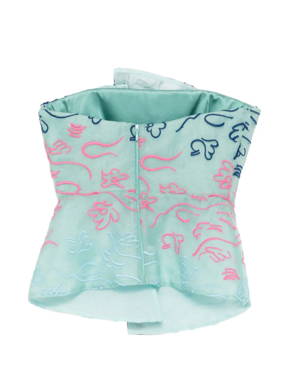 EMBROIDERED STRAPLESS TOP sold by Lord & Taylor product image thumbnail 3