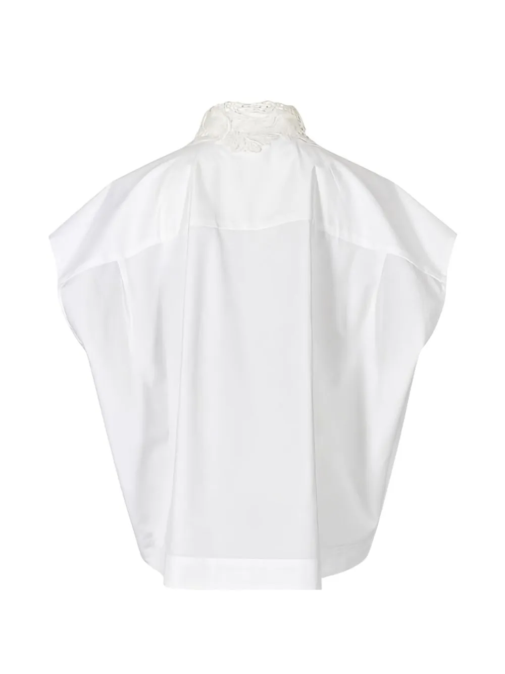 WHITE LACE EMBELLISHED COTTON JACKET sold by Lord & Taylor product image thumbnail 3