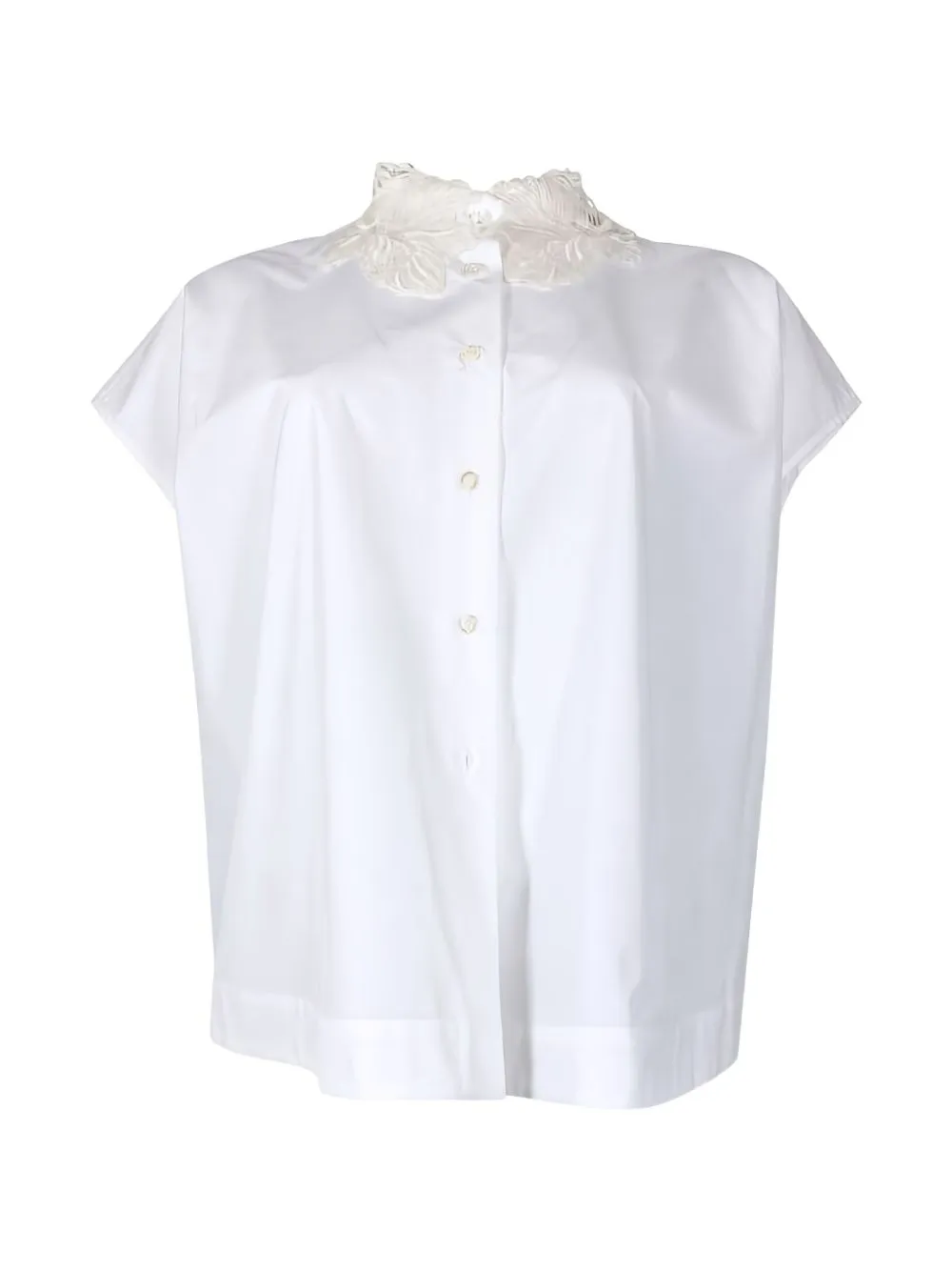 WHITE LACE EMBELLISHED COTTON JACKET sold by Lord & Taylor product image thumbnail 4