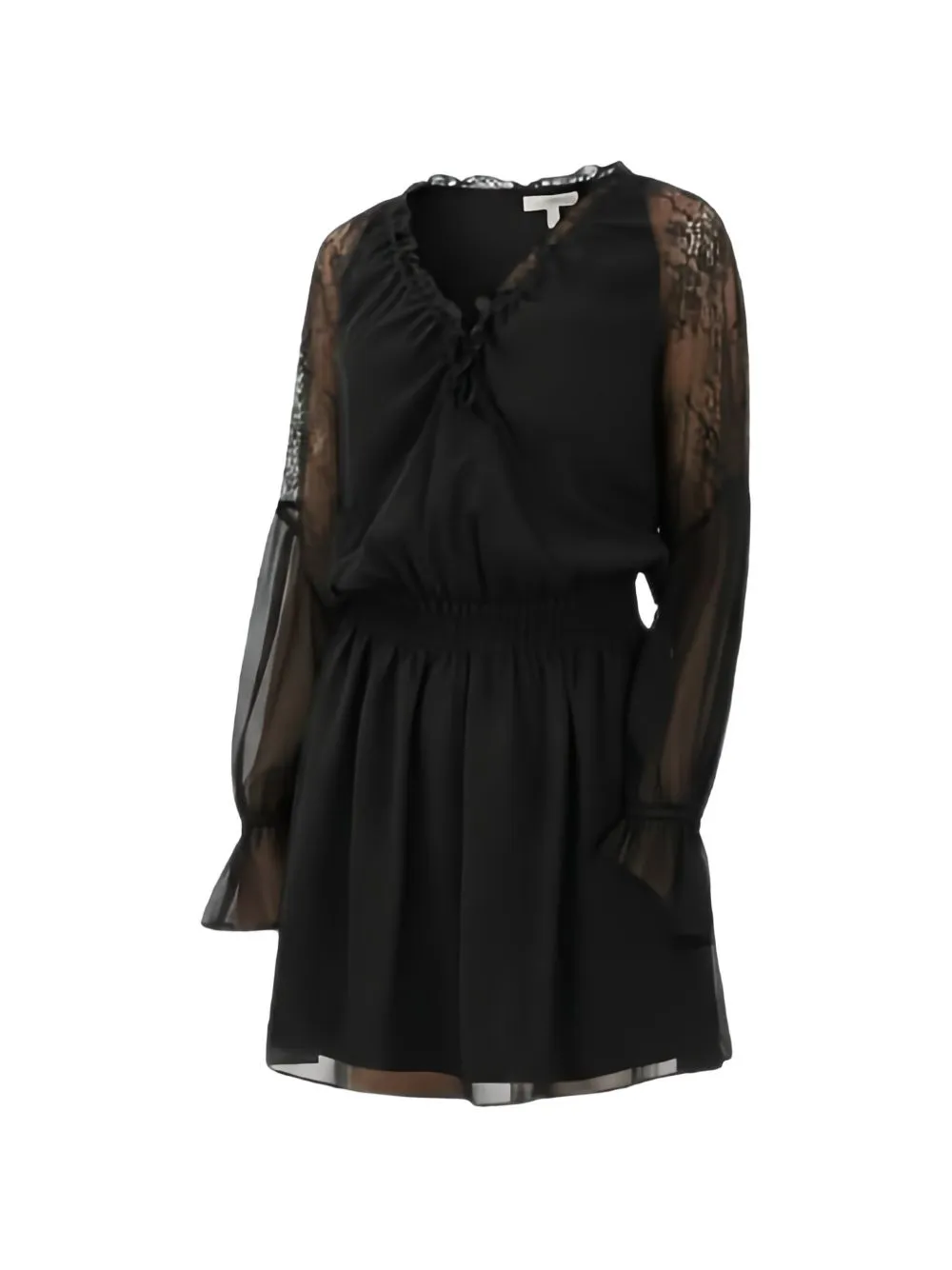 BLACK LACE GATHERED SKIRT DRESS sold by Lord & Taylor product image thumbnail 3