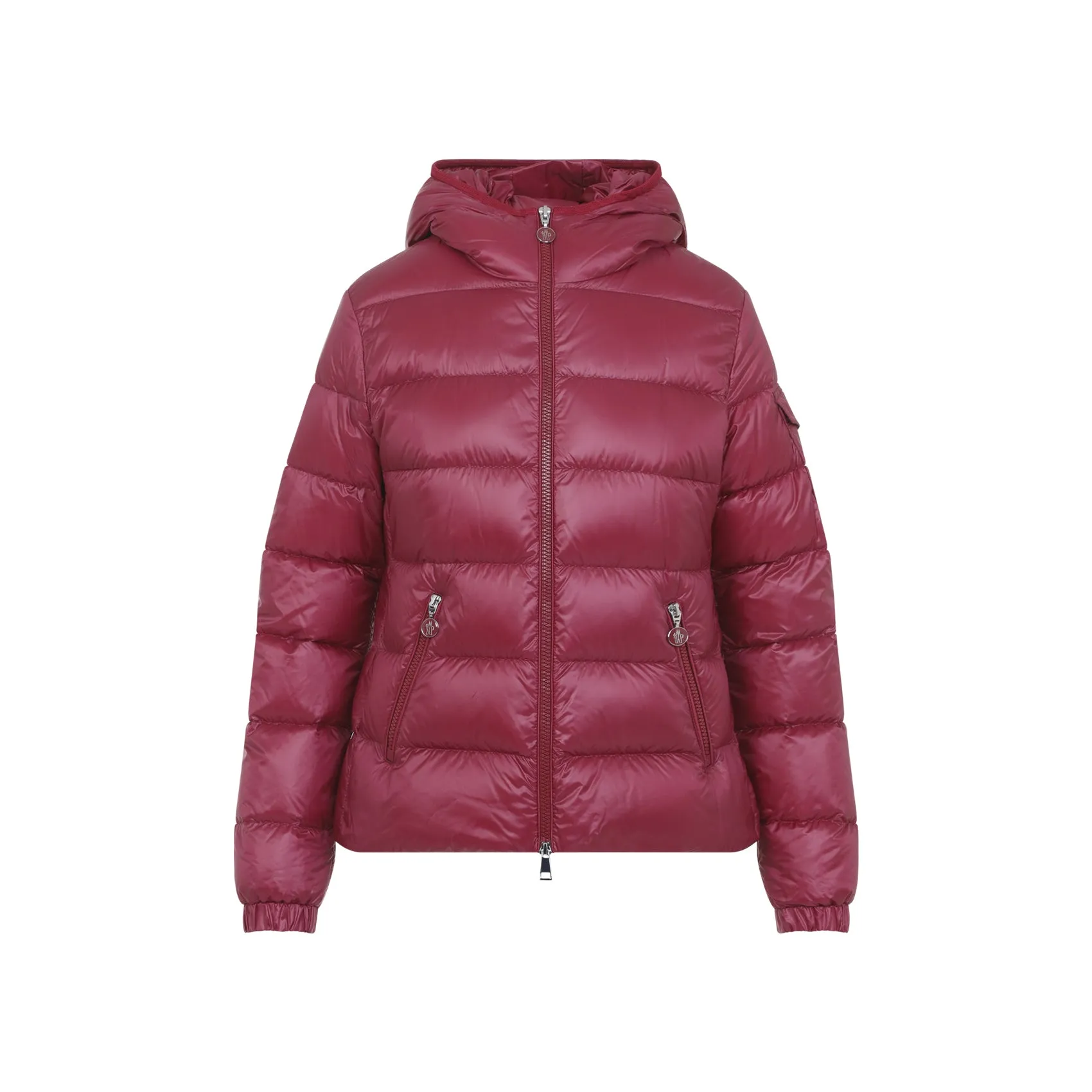 BEIGE QUILTED HOODED ZIP JACKET sold by Lord & Taylor