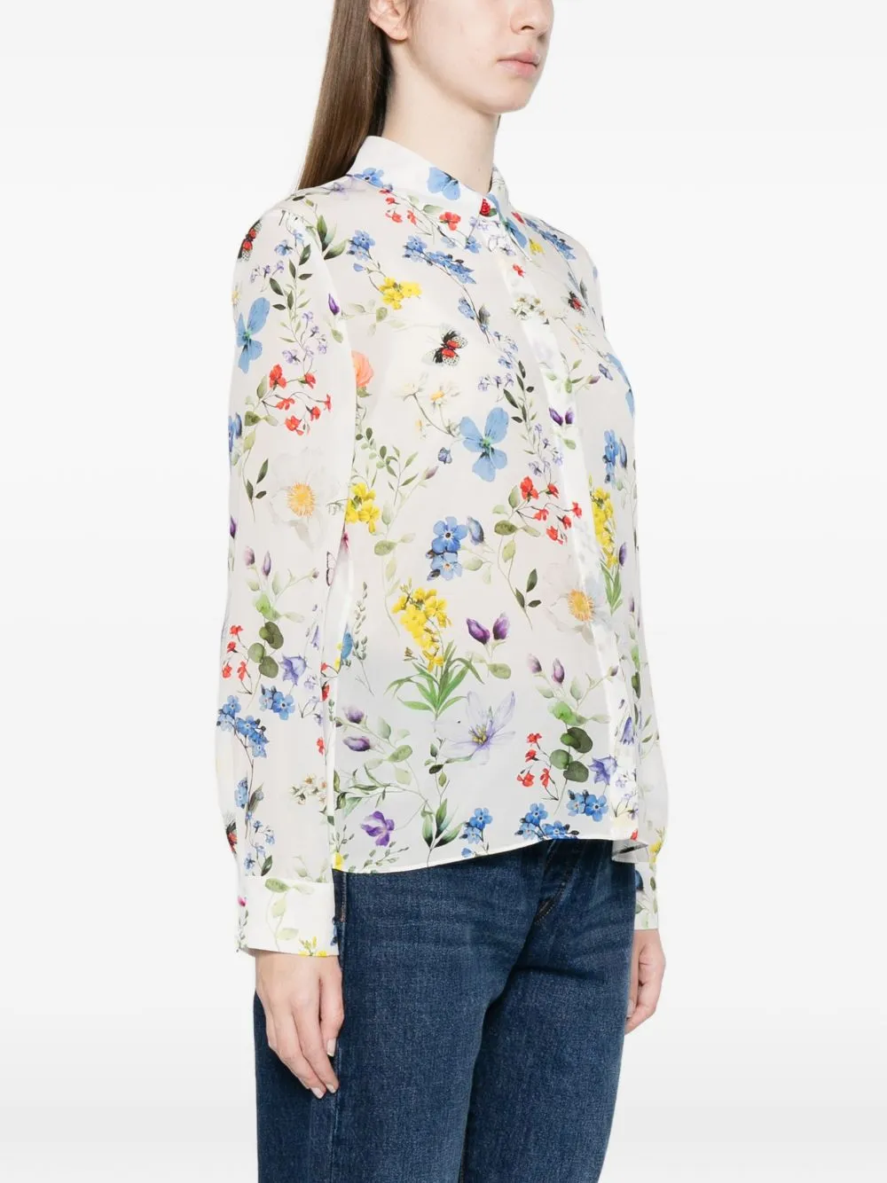 WILLA PRINTED BLOUSE sold by Lord & Taylor product image thumbnail 5