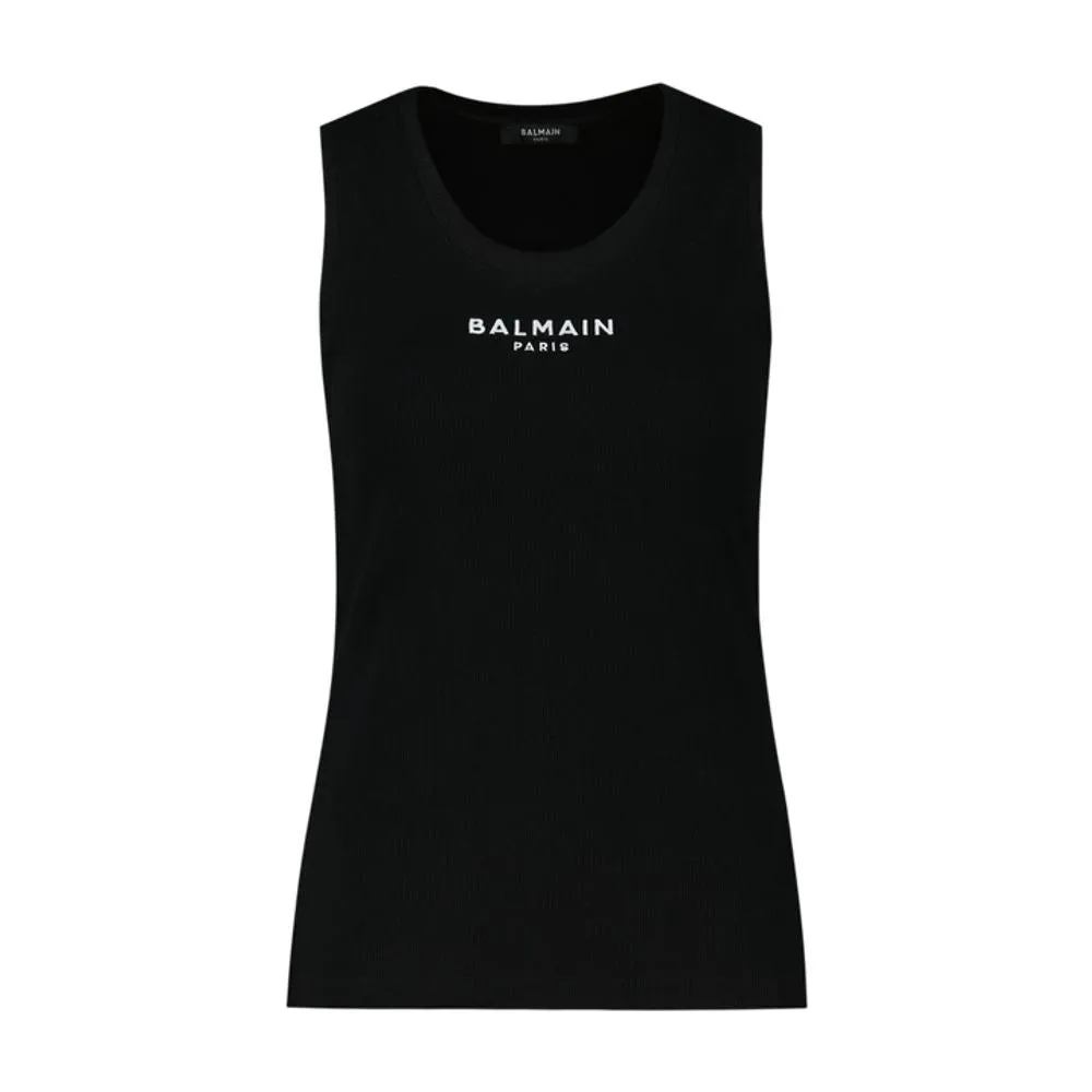 PARIS EMB JERSEY TANK TOP - - COTTON - BLACK sold by Lord & Taylor