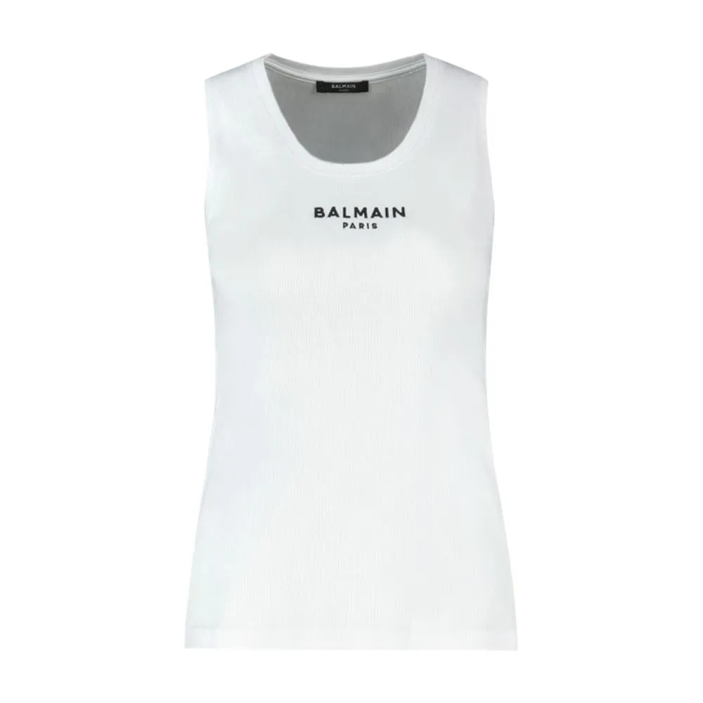 PARIS EMB JERSEY TANK TOP - - COTTON - WHITE sold by Lord & Taylor